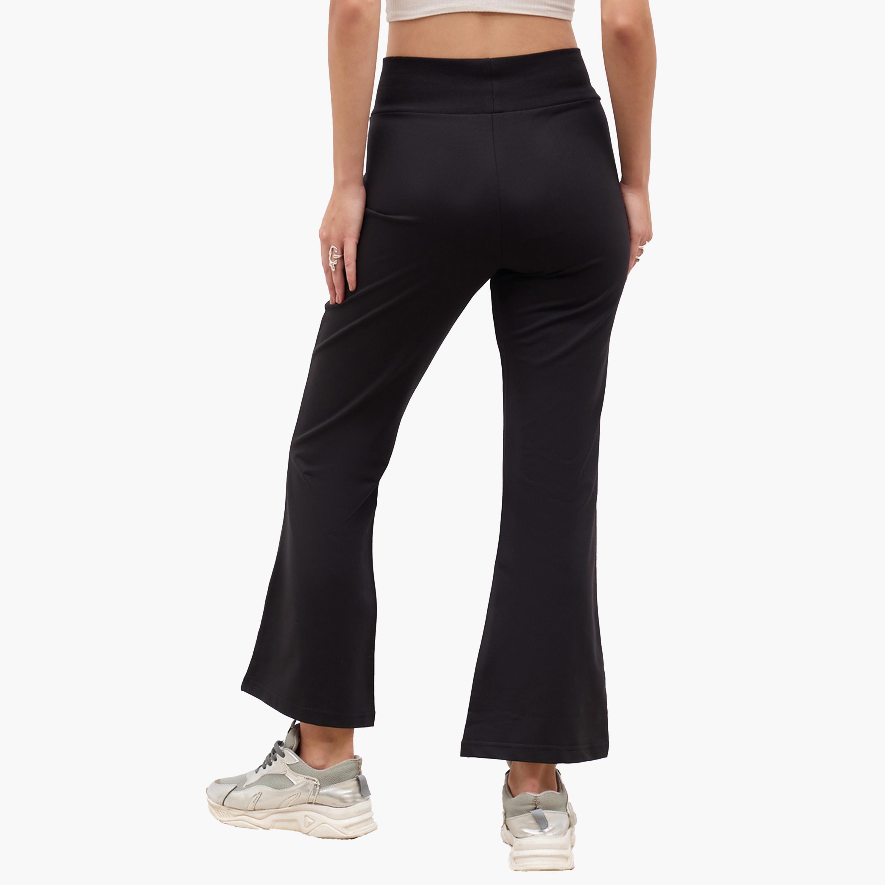 Styli Elasticated Waistband Flared Leggings-women-clothing-bottoms-joggers-image-7