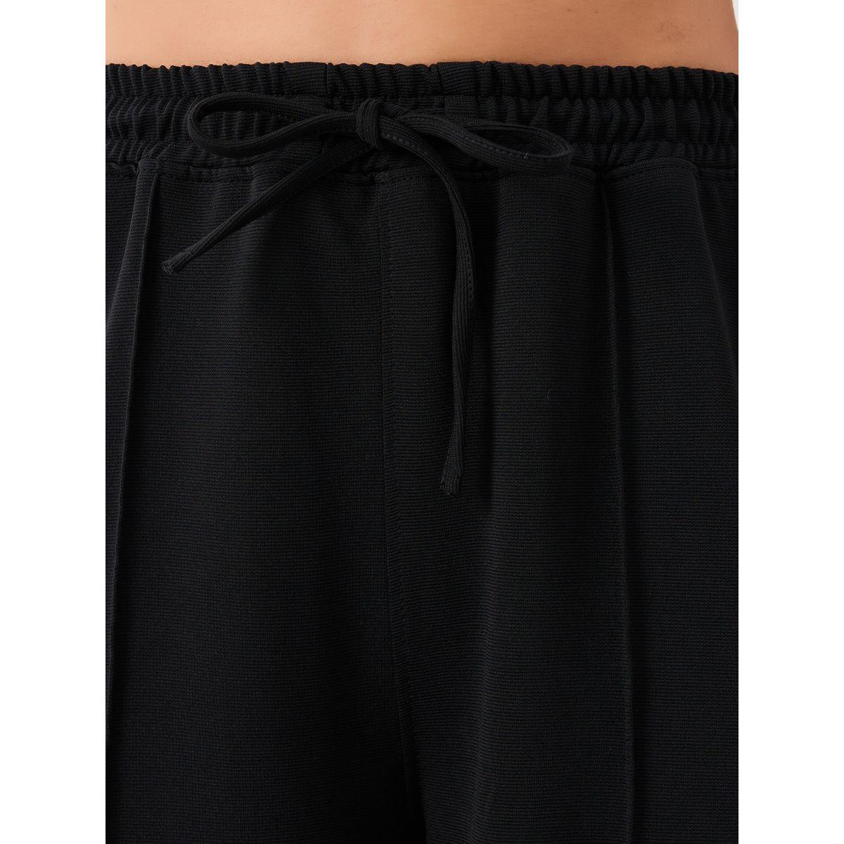 Styli Pin Tuck Wide Leg Joggers with Side Seam Slit-women-clothing-bottoms-joggers-image-3
