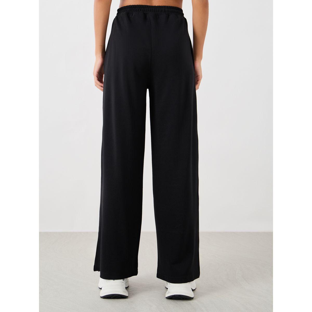 Styli Pin Tuck Wide Leg Joggers with Side Seam Slit-women-clothing-bottoms-joggers-image-4