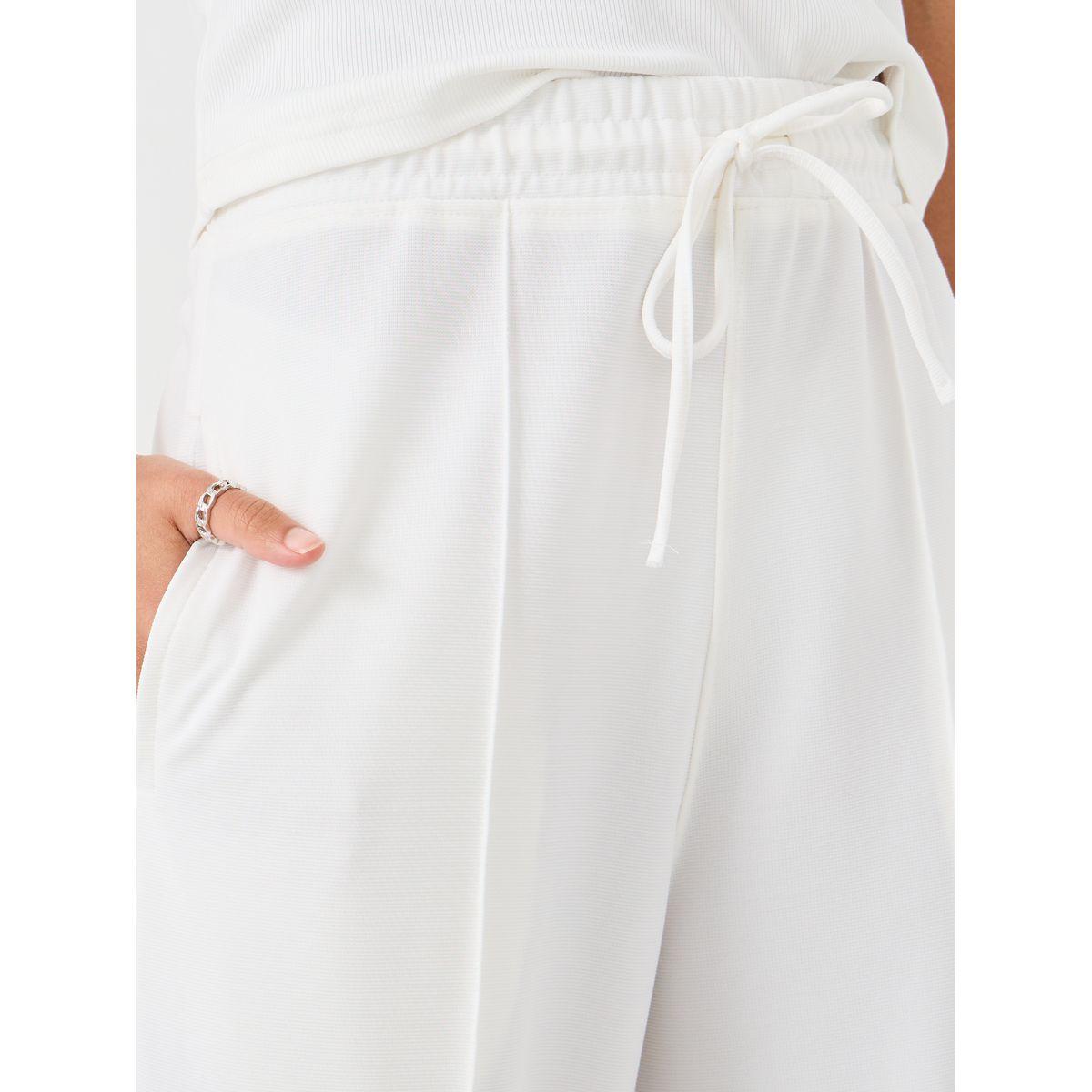 جوغر بأرجل واسعة وتفاصيل درزات مع شق-women-clothing-bottoms-joggers-image-3
