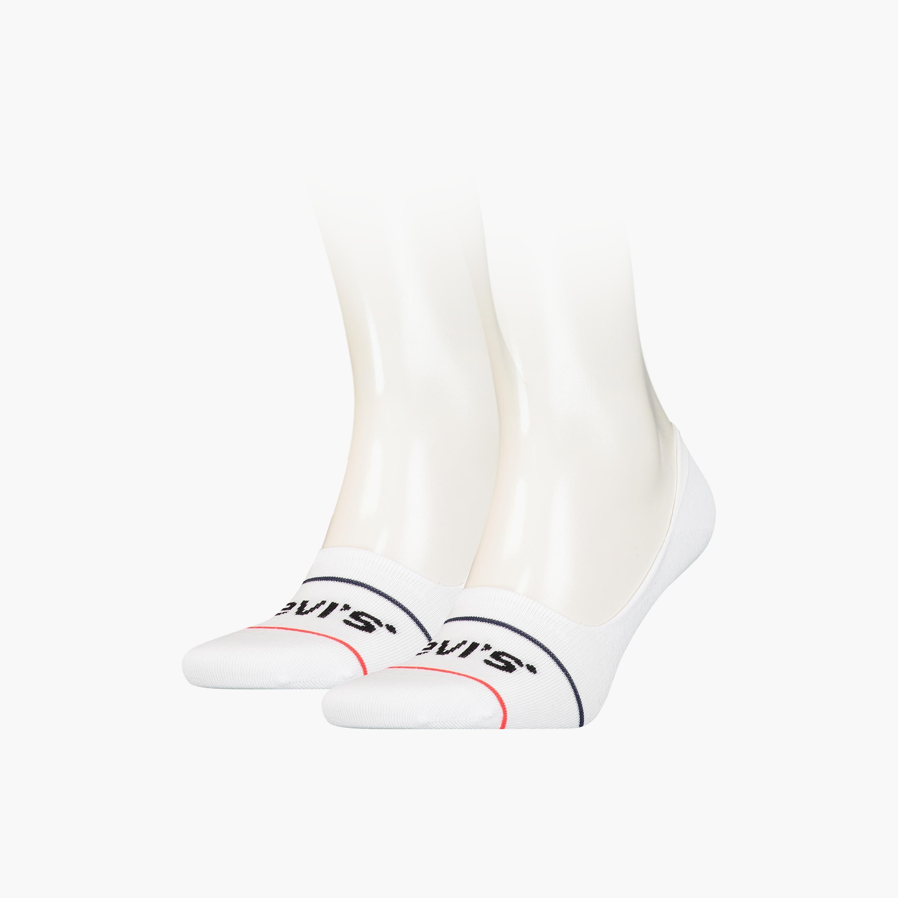 مجموعة من 2 جوارب رجالية ببطانة حذاء بشعار منقوش من ليفايس-men-socks-image-4