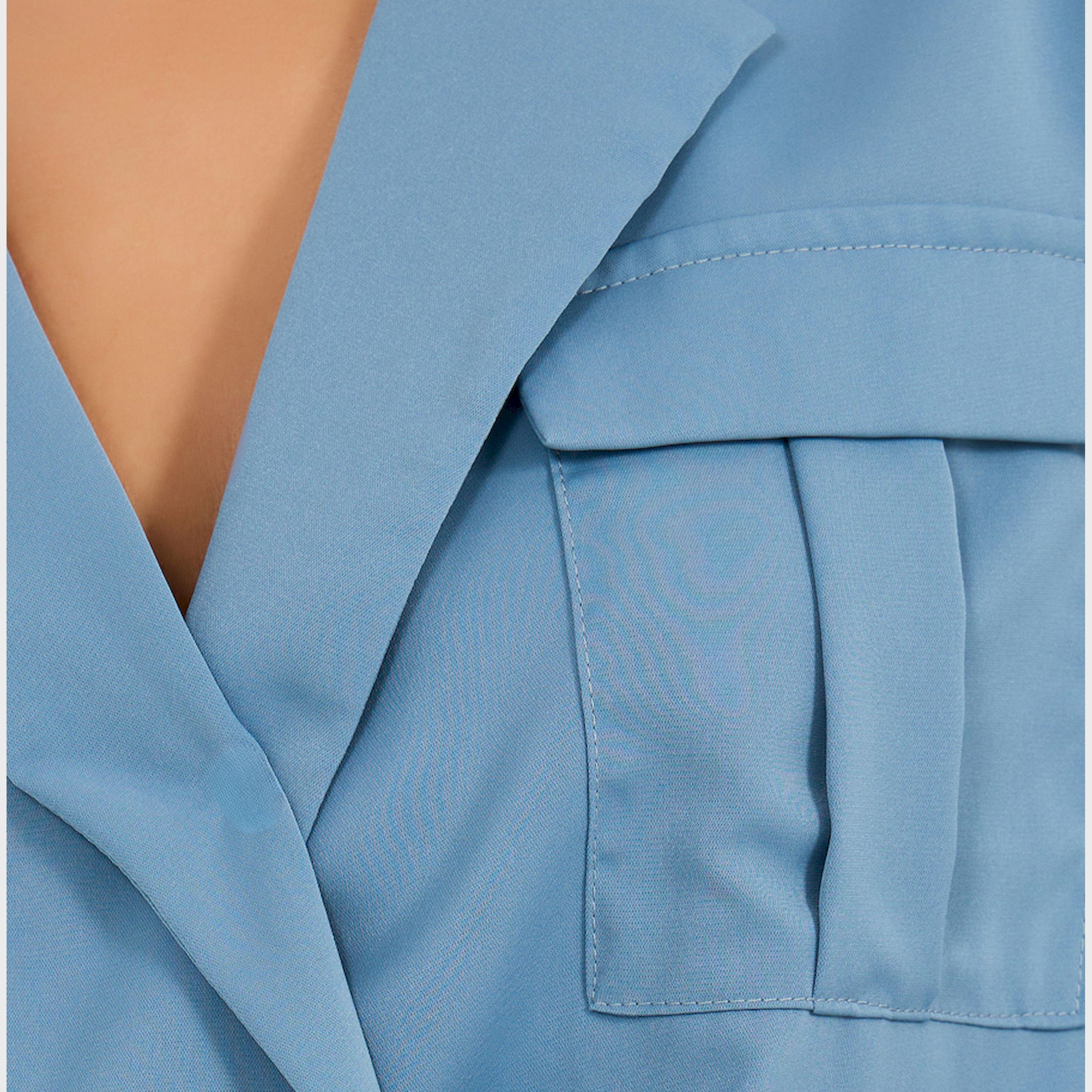 Styli Wrap Notch Collar Blouse With Pocket Detail-women-clothing-shirtsandblouses-blouses-image-4