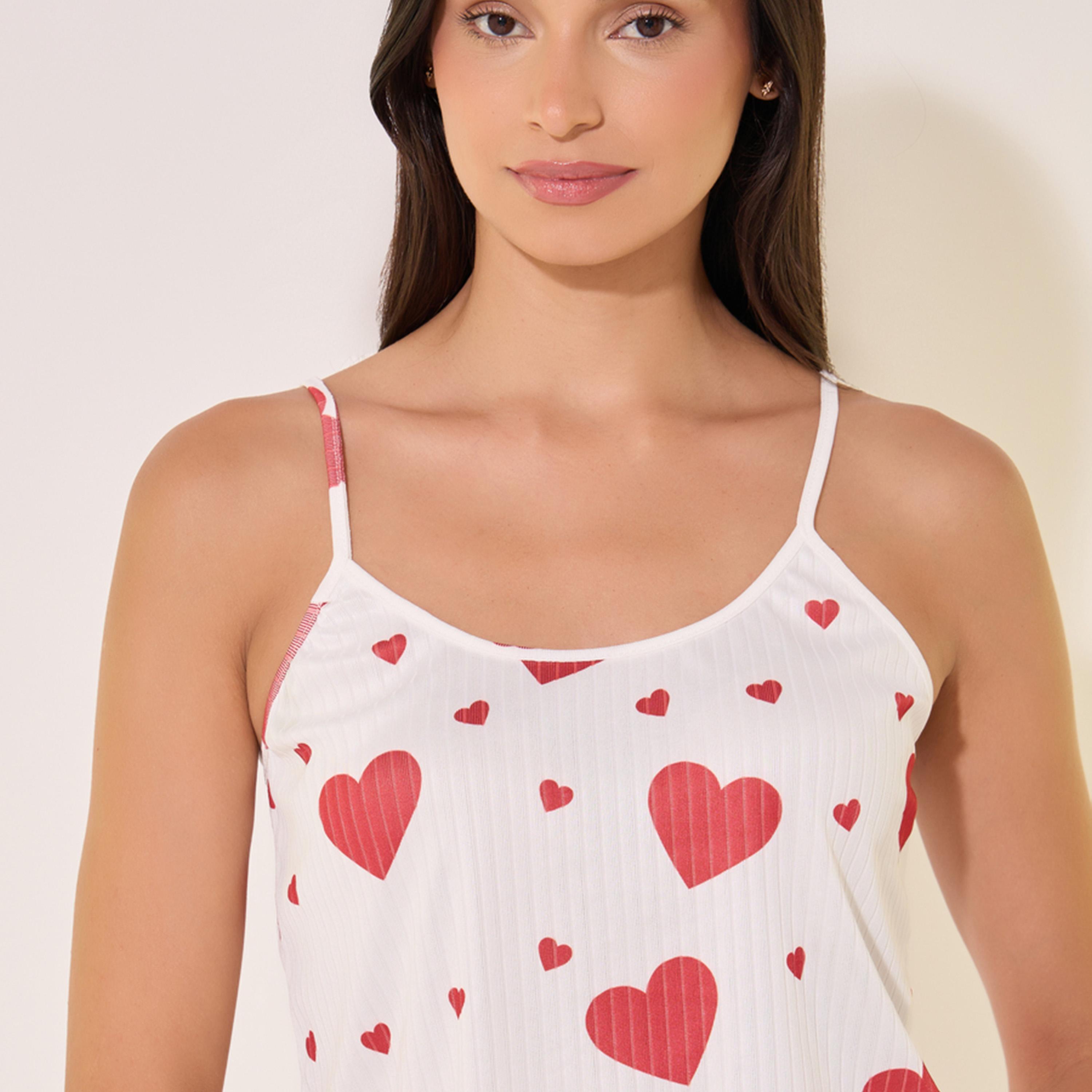 طقم من بنطال بيجاما مع بلوزة كامي-women-clothing-nightwear-pyjamas-longsets-image-3