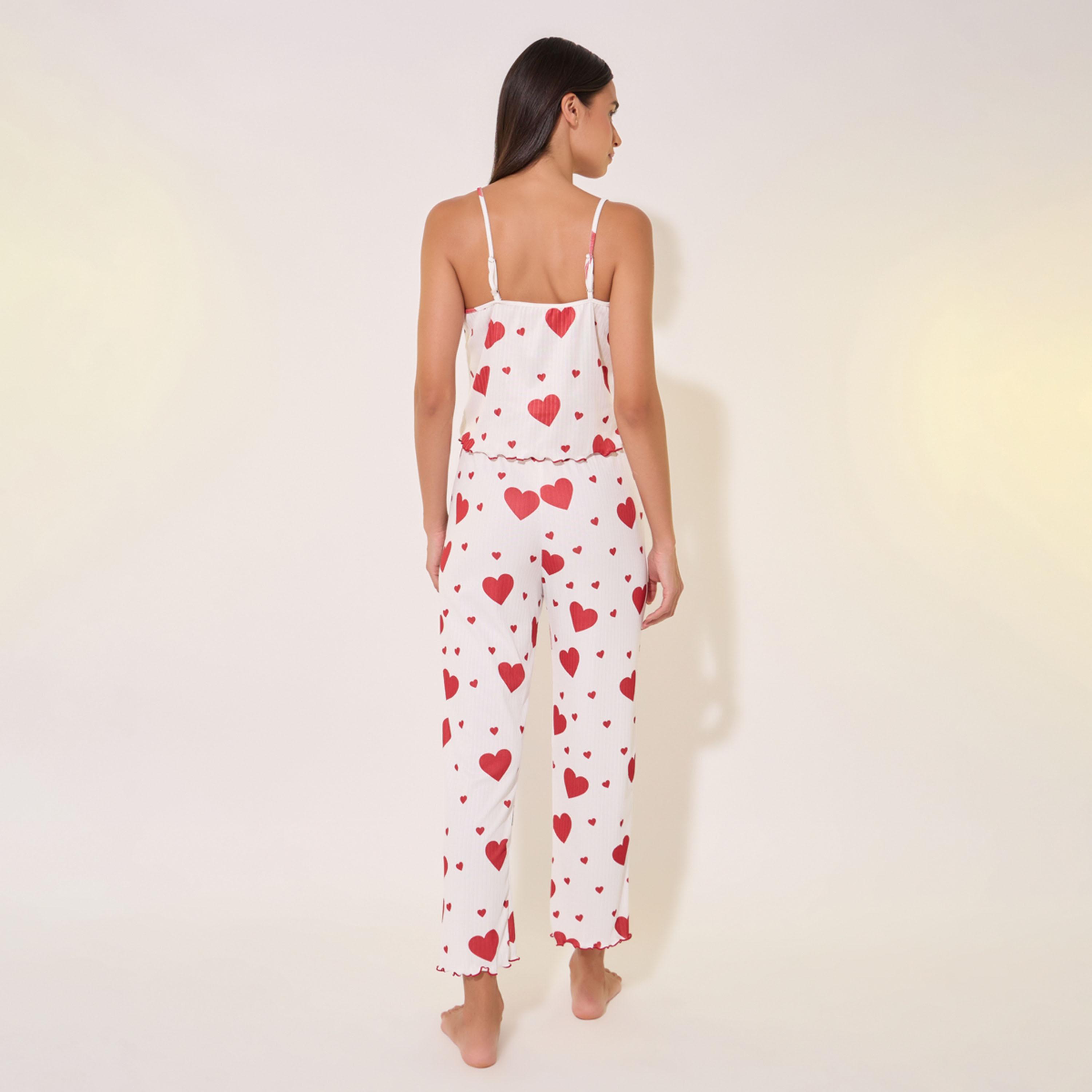 Take Two Printed Strappy Cami and Pyjama Set-women-clothing-nightwear-pyjamas-longsets-image-5