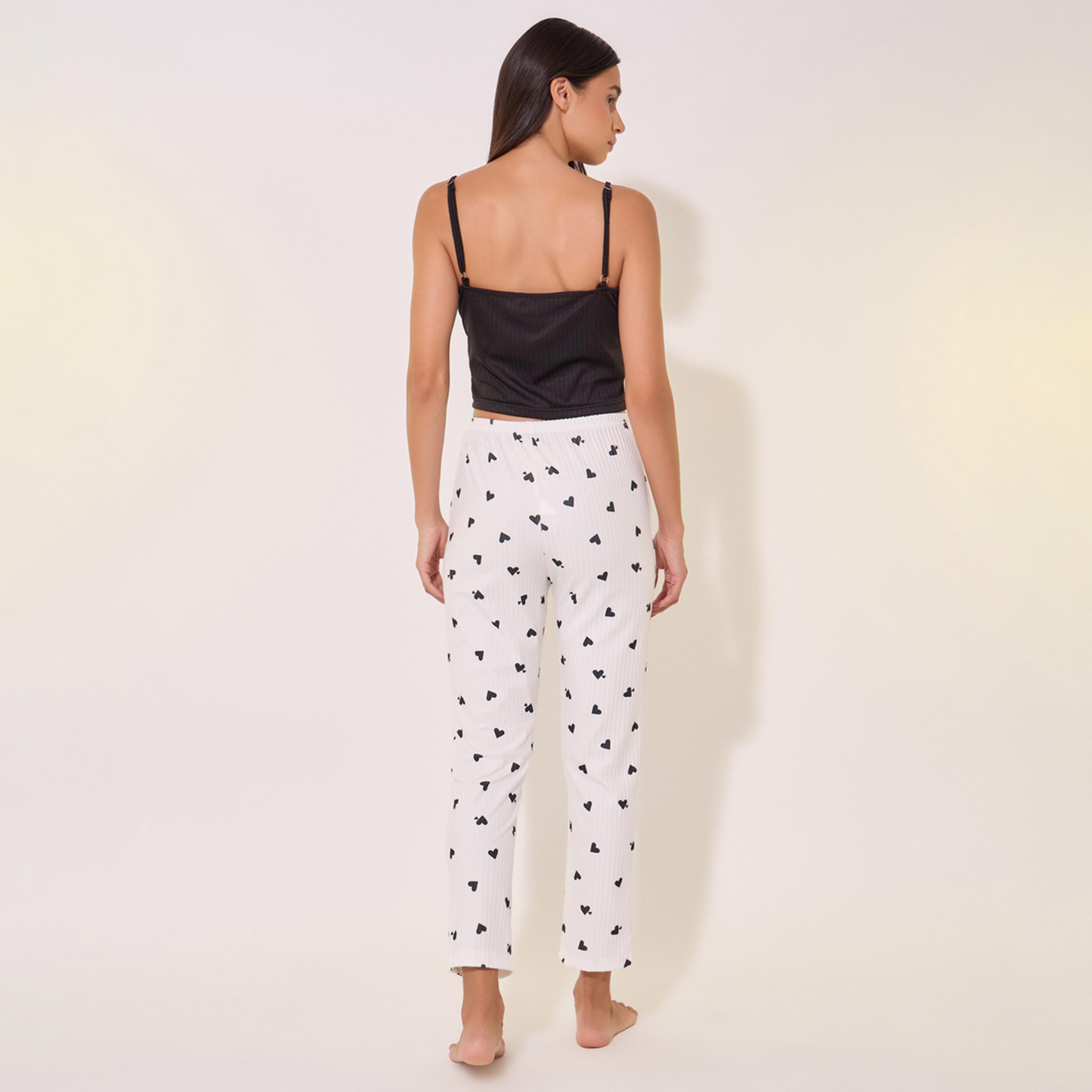 Take Two Set of 3 - Solid Cami Top and Shorts and Pants Pyjama Sets-women-clothing-nightwear-pyjamas-longsets-image-6
