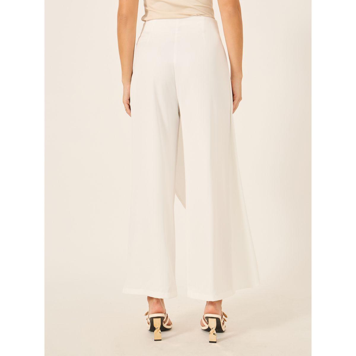 Styli Solid Wrap Overlay Wide Leg Pants with Side Zip-women-clothing-bottoms-trousers-image-4