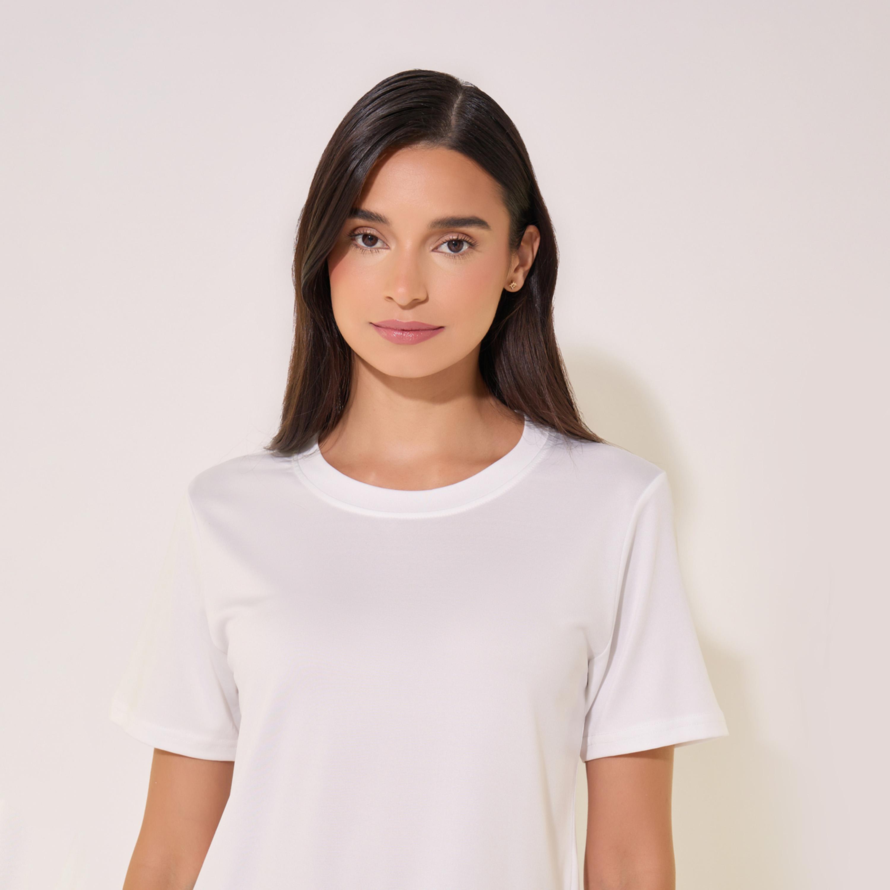 Take Two Solid Round Neck T-Shirt and Printed Pyjama Set-women-clothing-nightwear-pyjamas-longsets-image-3