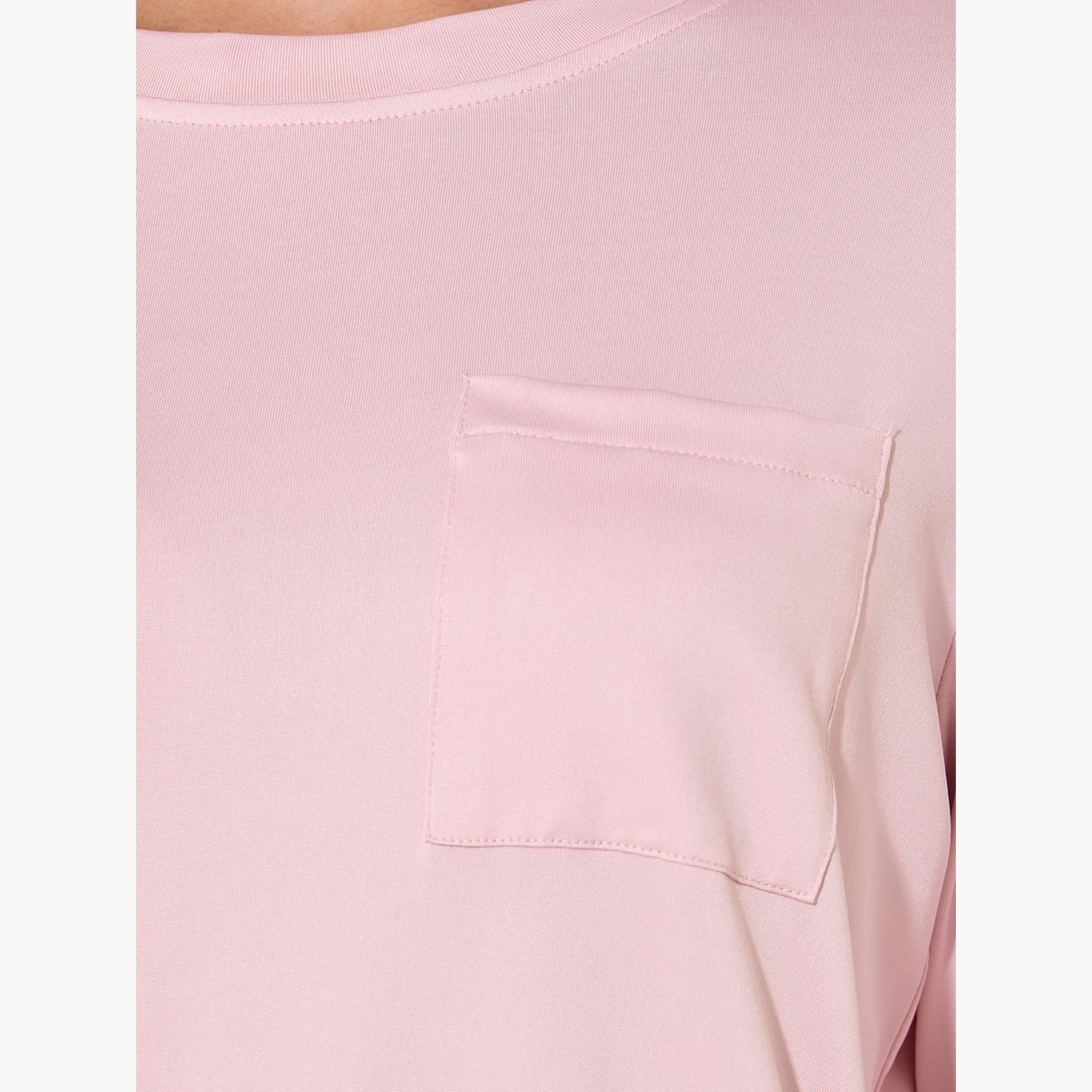 Take Two Solid Round Neck T-Shirt and Printed Pyjama Set-women-clothing-nightwear-pyjamas-longsets-image-4