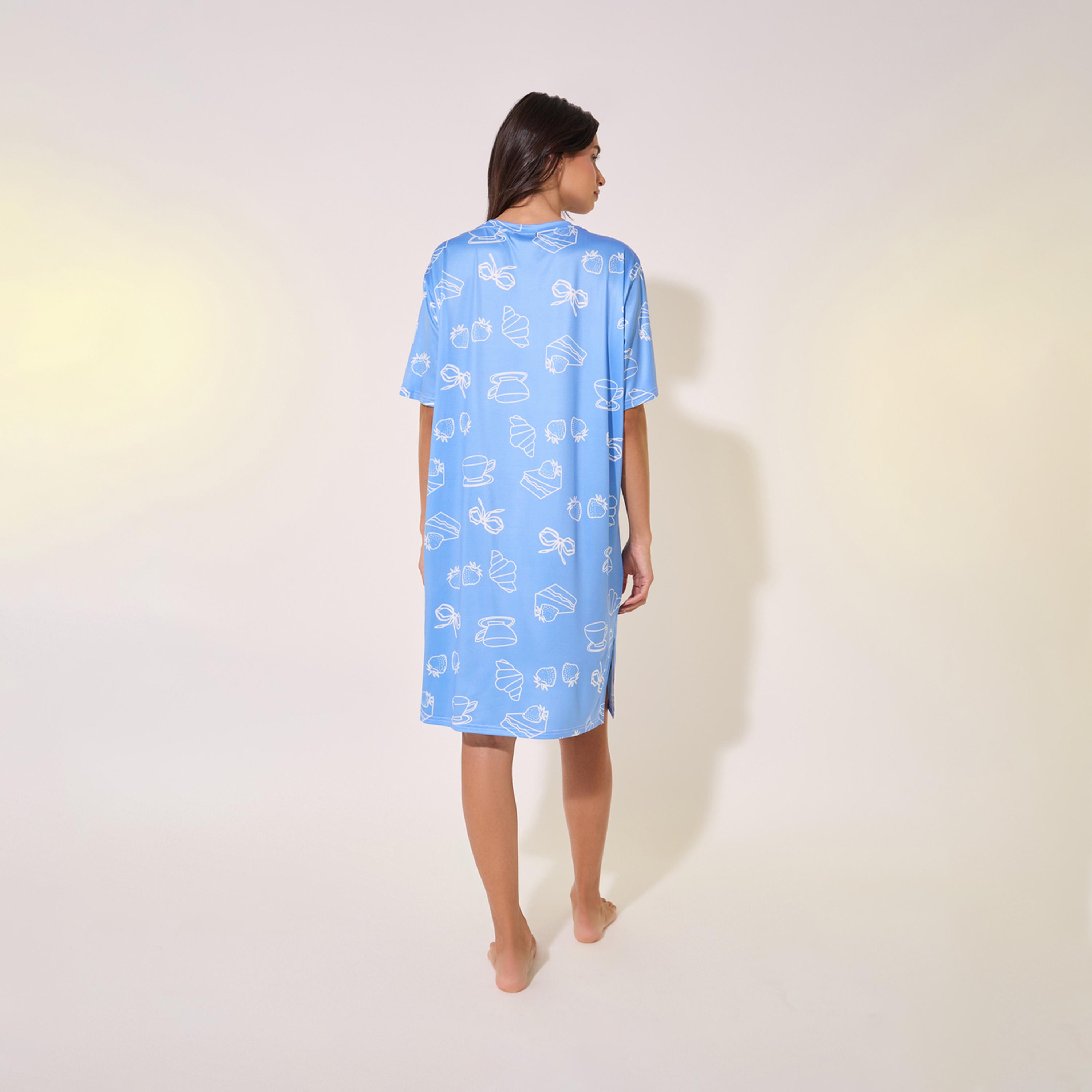 قميص نوم مطبع بالكامل بياقة دائرية-women-clothing-nightwear-nighties-image-5