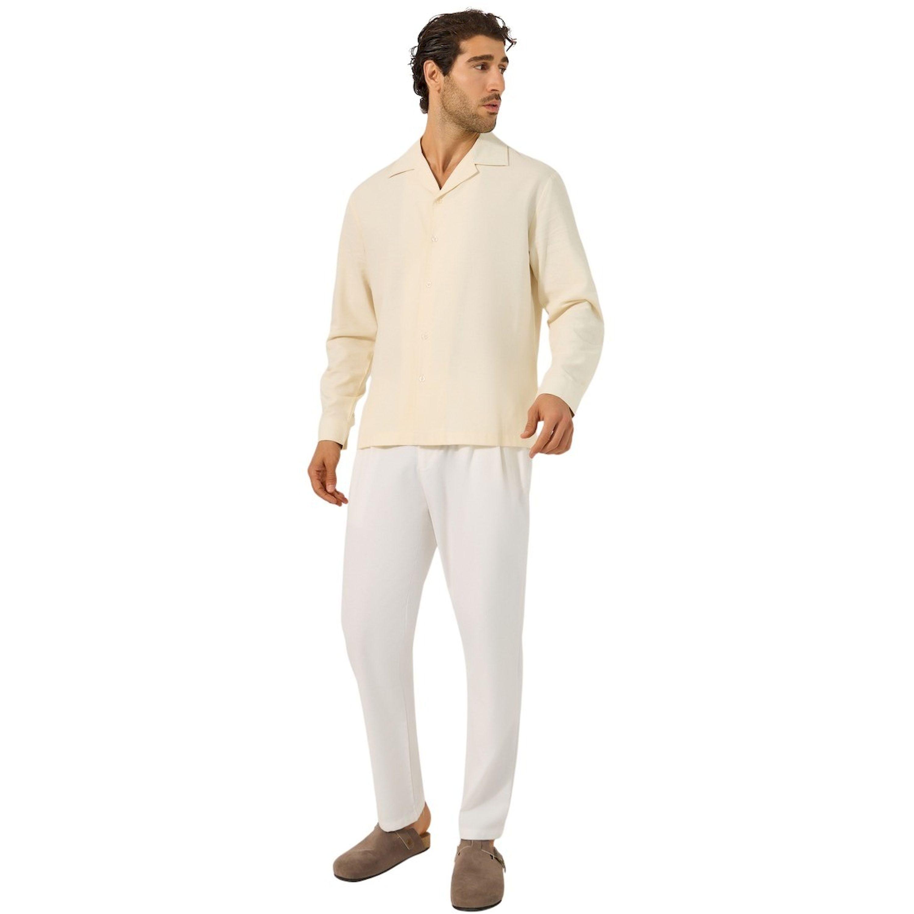 ستايلي -  قميص مريح ياقة مريحة وملمس منسوج-men-clothing-shirts-image-2