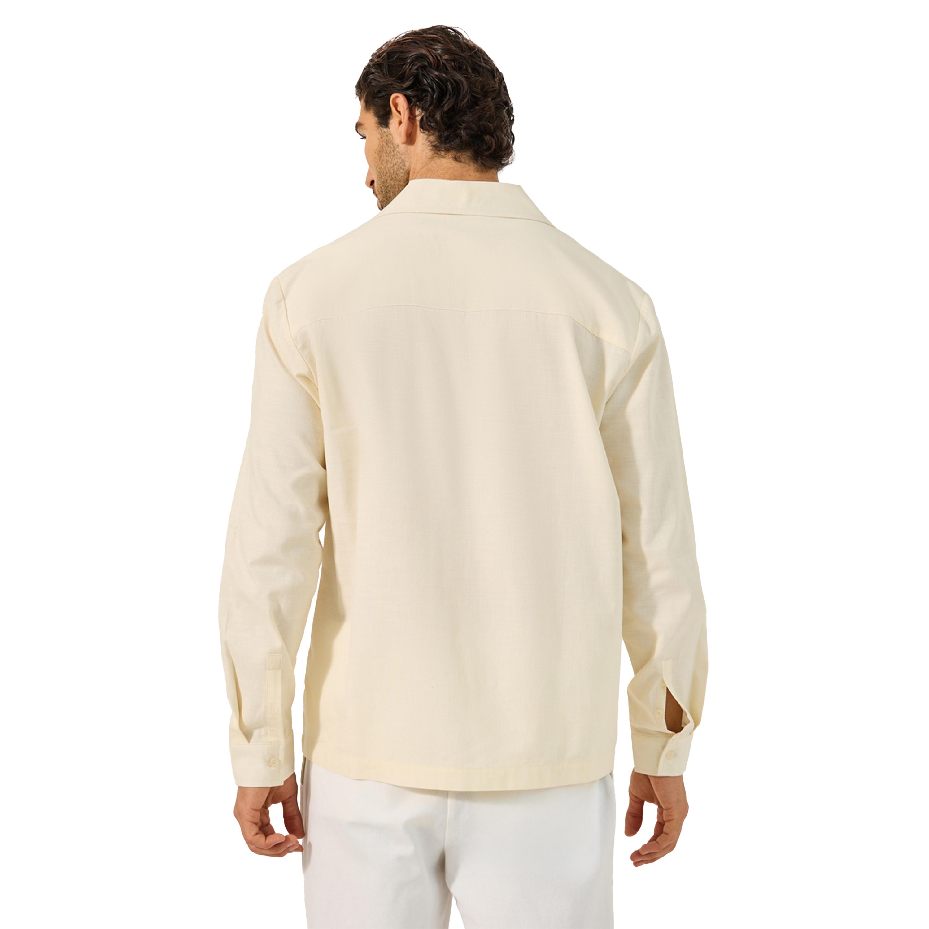 ستايلي -  قميص مريح ياقة مريحة وملمس منسوج-men-clothing-shirts-image-4