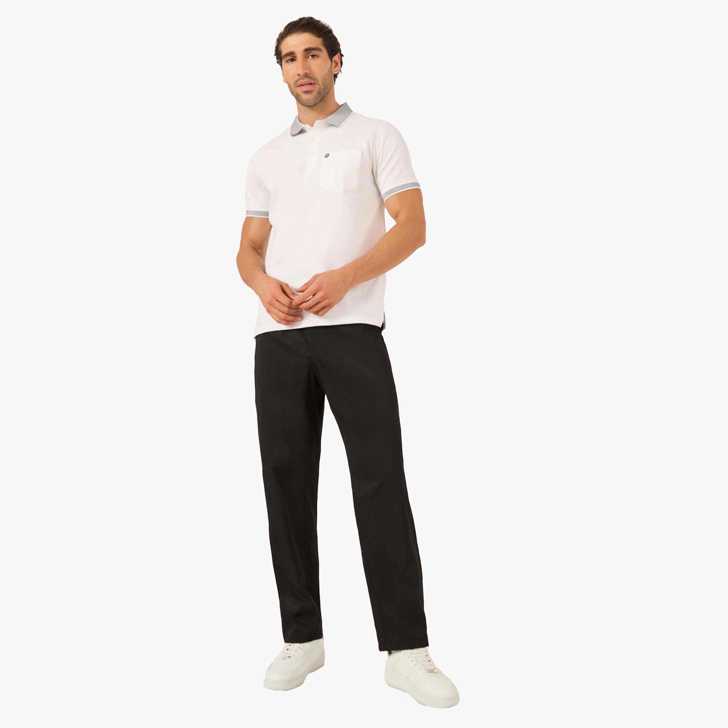 Styli Men Double Pleated Tapered Fit Trousers-men-clothing-bottoms-trousersandchinos-trousers-image-2