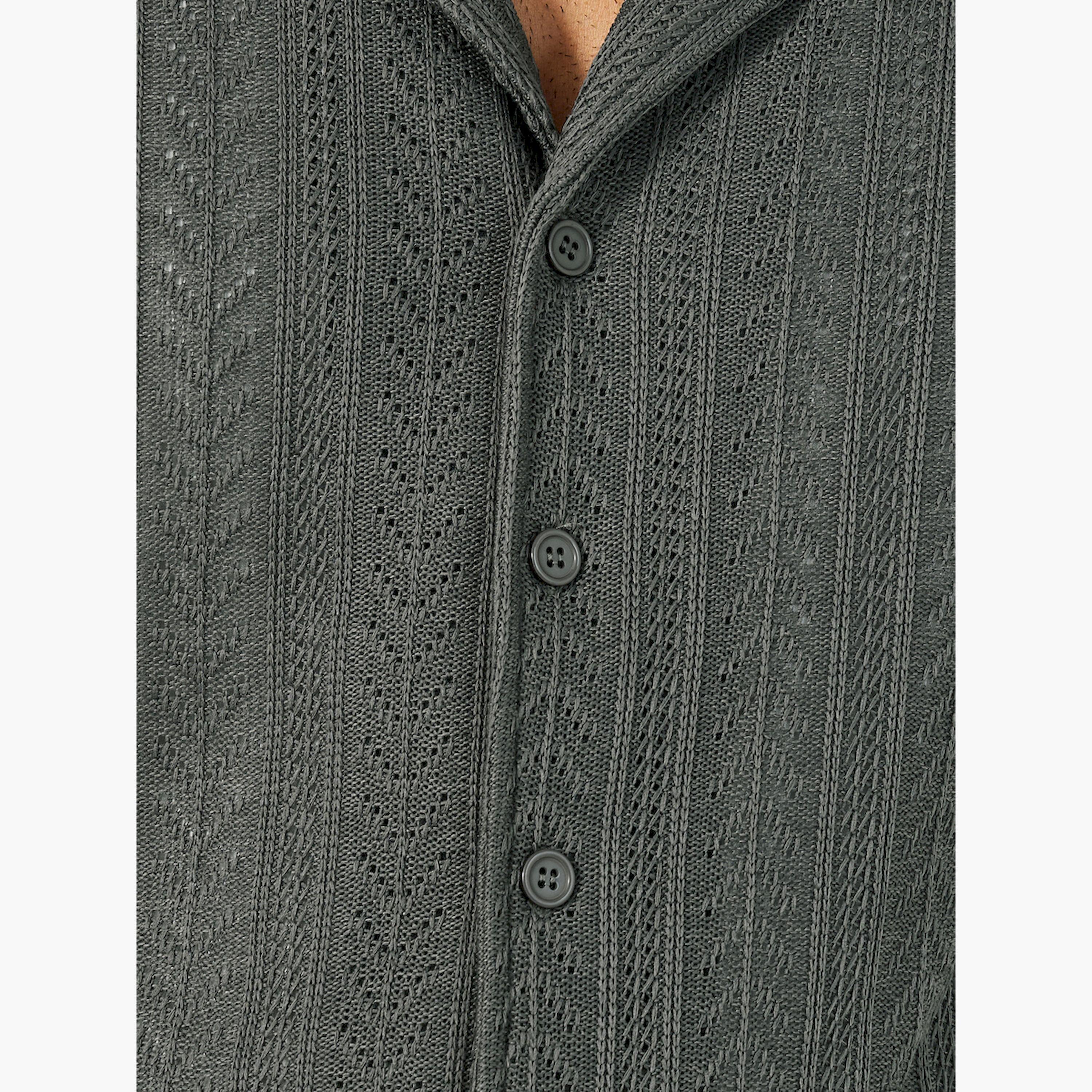 ستايلي -  قميص بقصّة عادية وملمس بارز-men-clothing-shirts-image-3