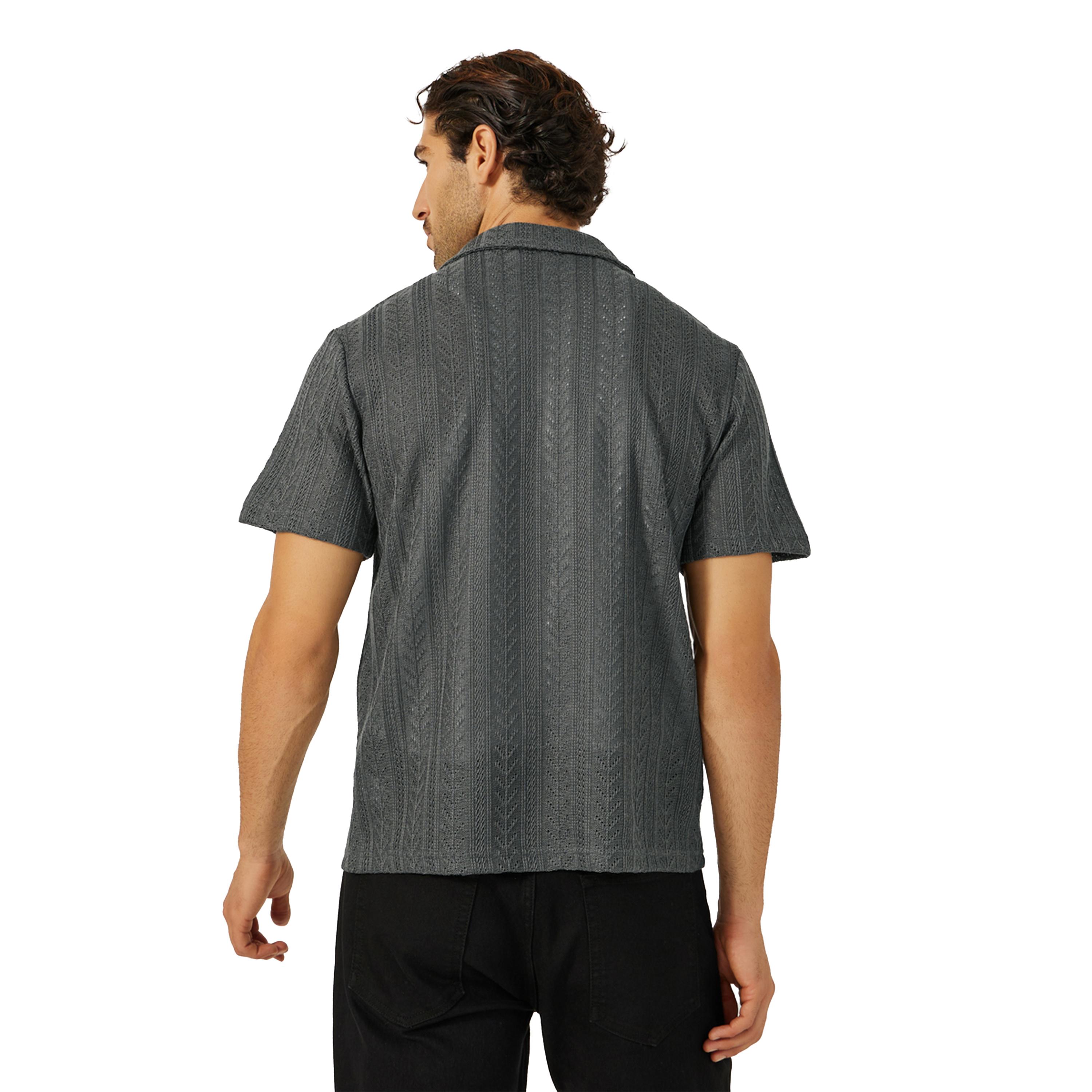 ستايلي -  قميص بقصّة عادية وملمس بارز-men-clothing-shirts-image-4