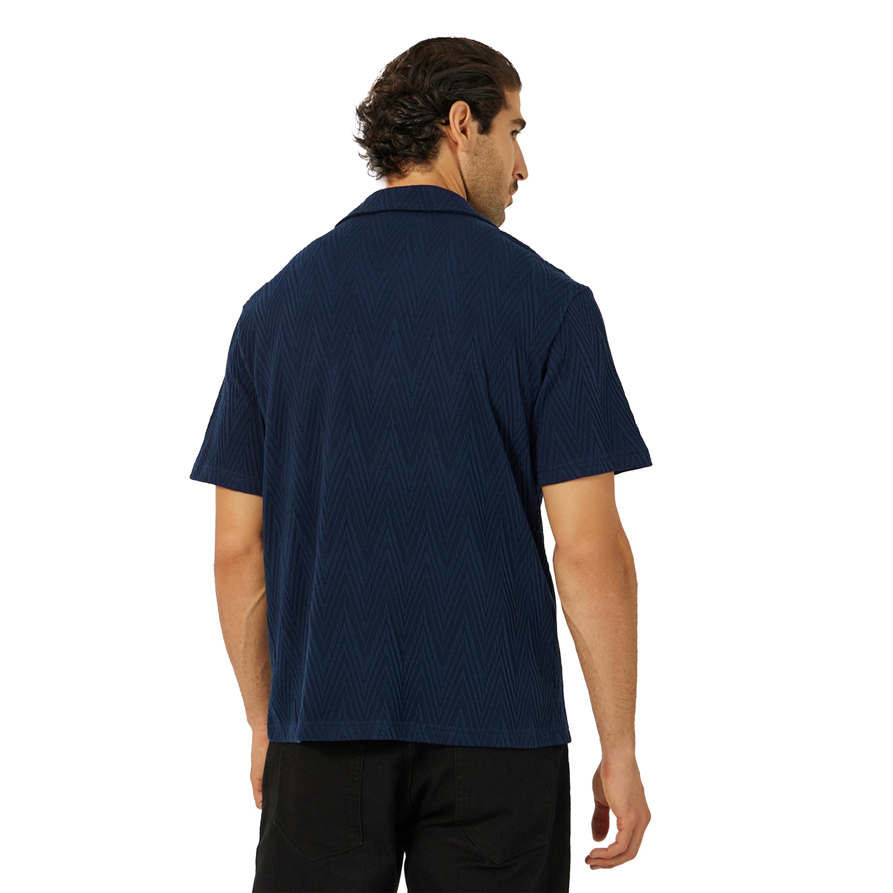 Styli Textured Regular Fit Notch Label Shirt-men-clothing-shirts-image-4