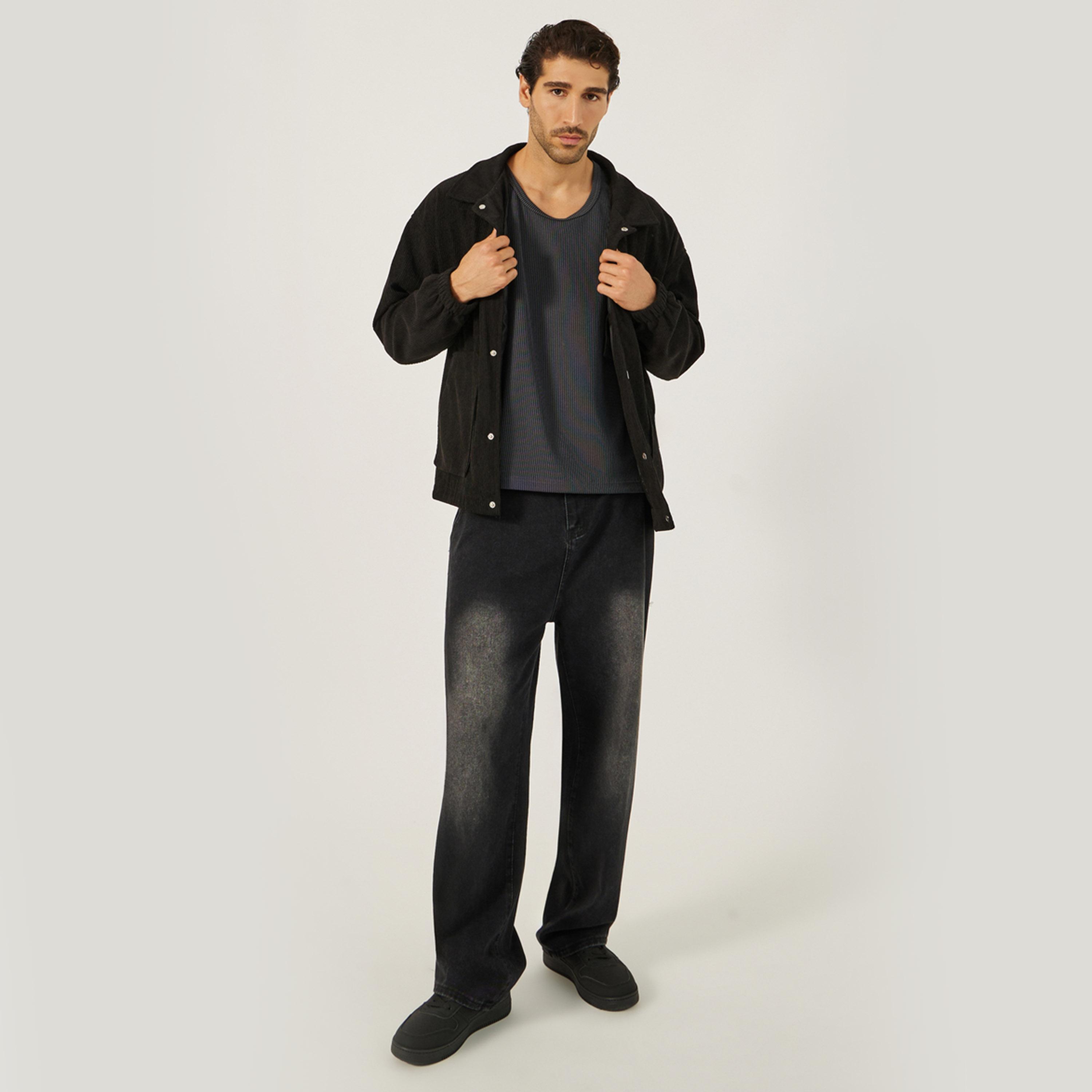 Styli Regular Fit Ribbed Round Neck Vest T-Shirt-men-clothing-tshirtsandpolos-tshirts-image-2