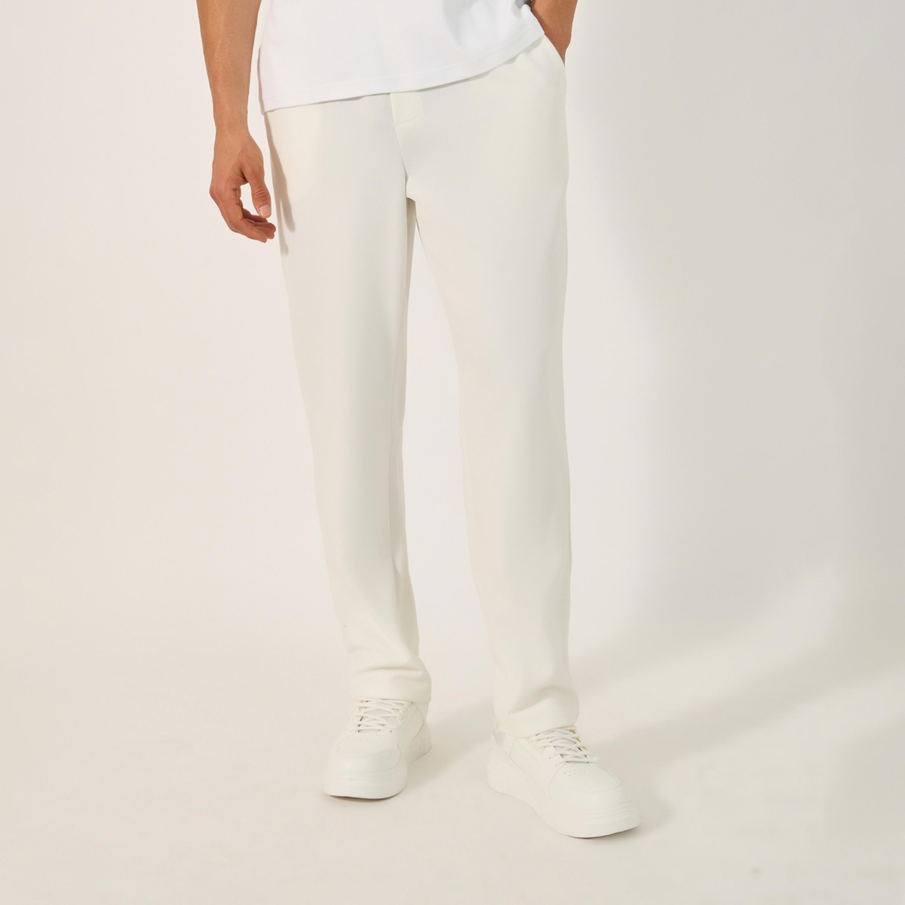 Styli Limited Mid Rise Relaxed Fit Trousers With Pockets-men-clothing-bottoms-trousersandchinos-trousers-image-1
