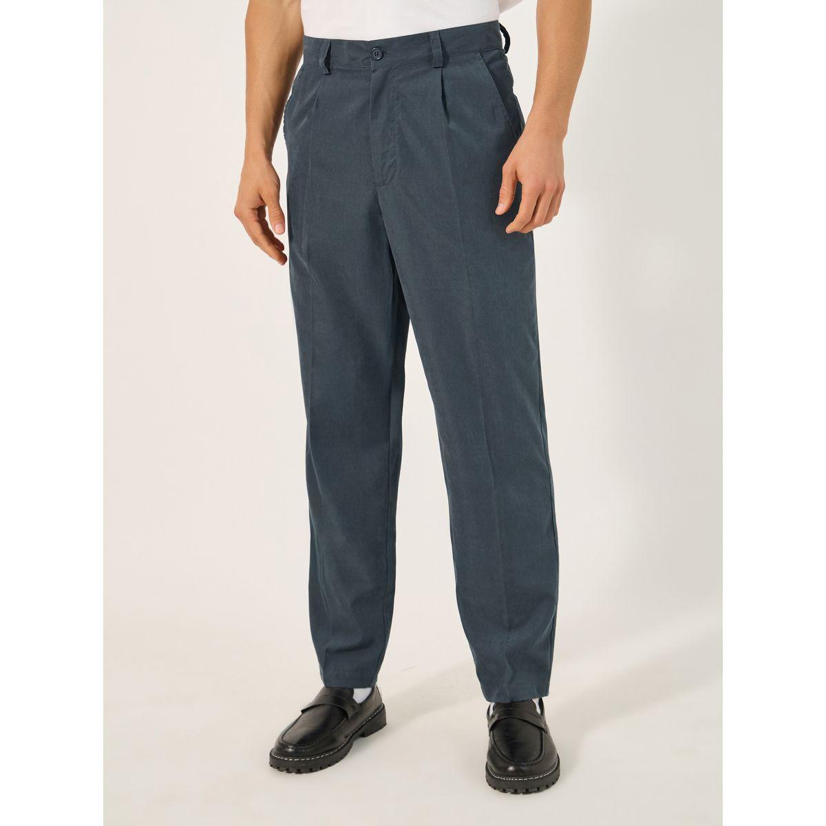 Styli Men Navy Blue Tailored Pants-men-clothing-bottoms-trousersandchinos-trousers-image-3