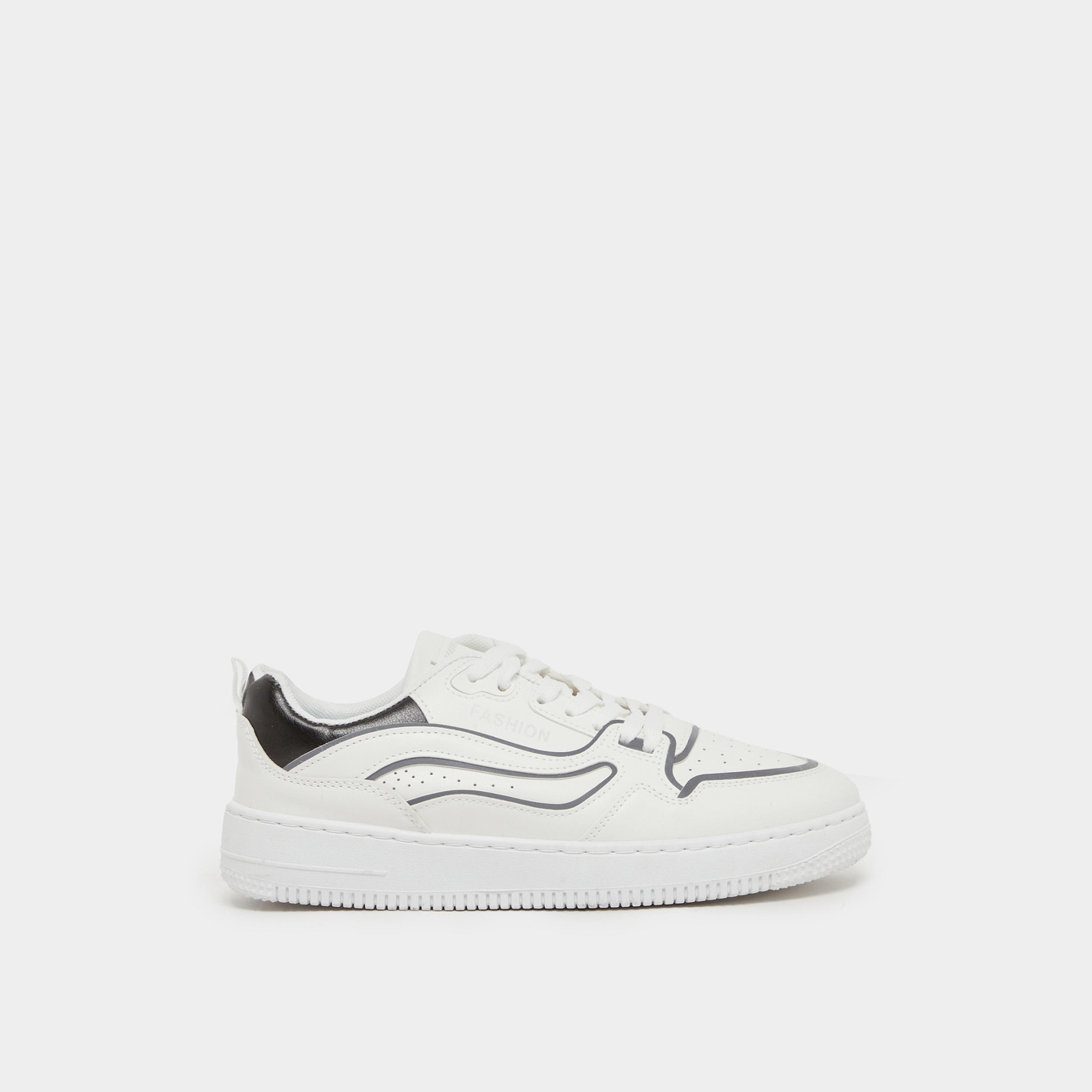 Styli Low Top Platform Sole Lace Up Sneakers-men-shoes-sneakers-image-1