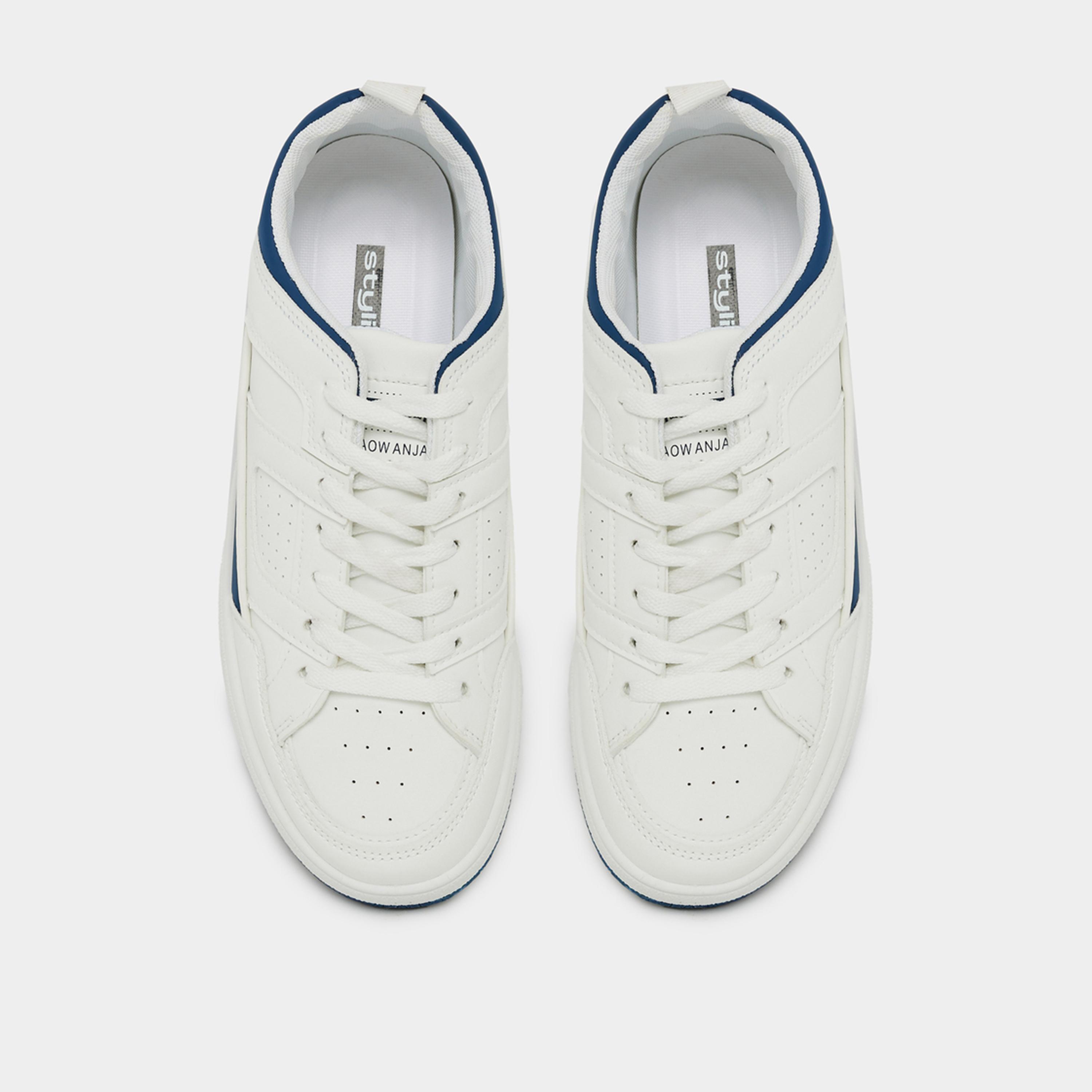 Styli Color Block Low Top Lace Up Sneakers-men-shoes-sneakers-image-5