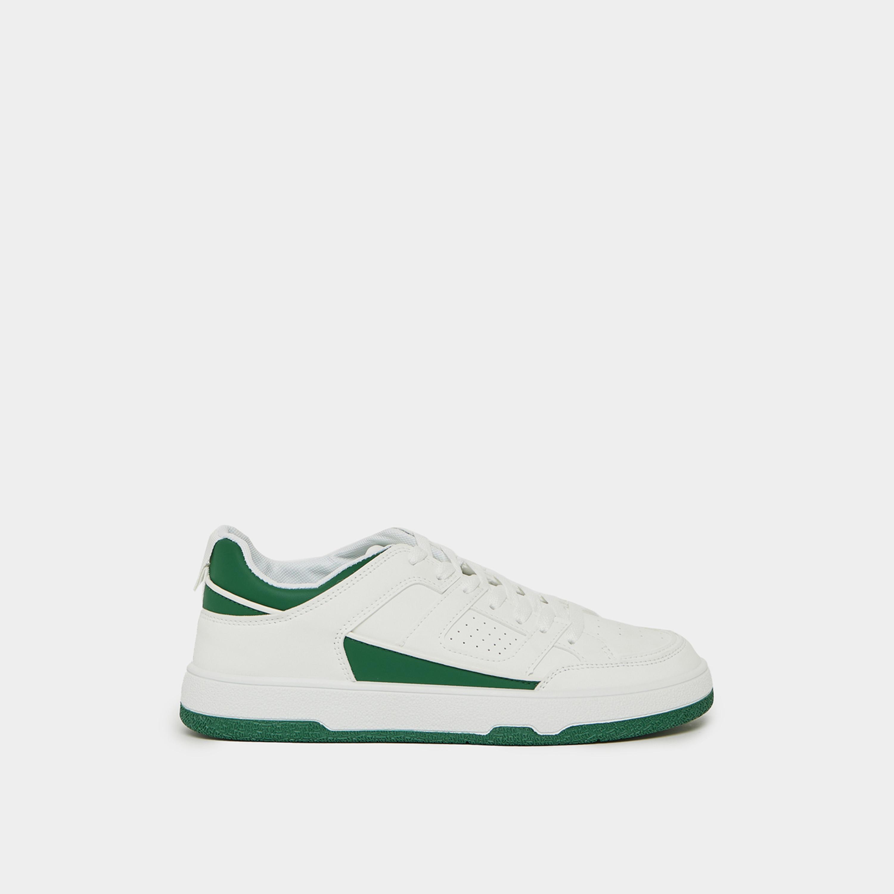 Styli Color Block Low Top Lace Up Sneakers-men-shoes-sneakers-image-1
