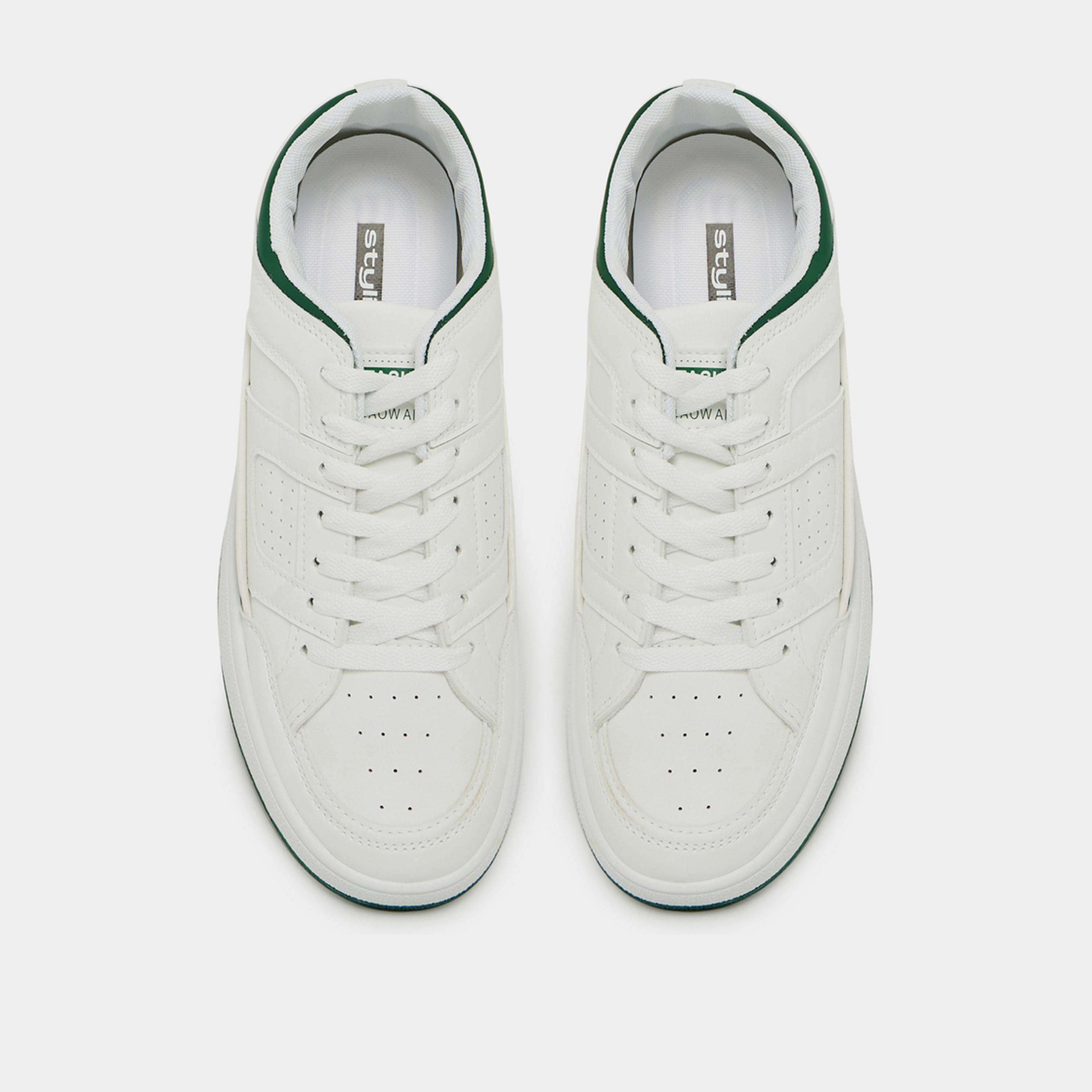 Styli Color Block Low Top Lace Up Sneakers-men-shoes-sneakers-image-5