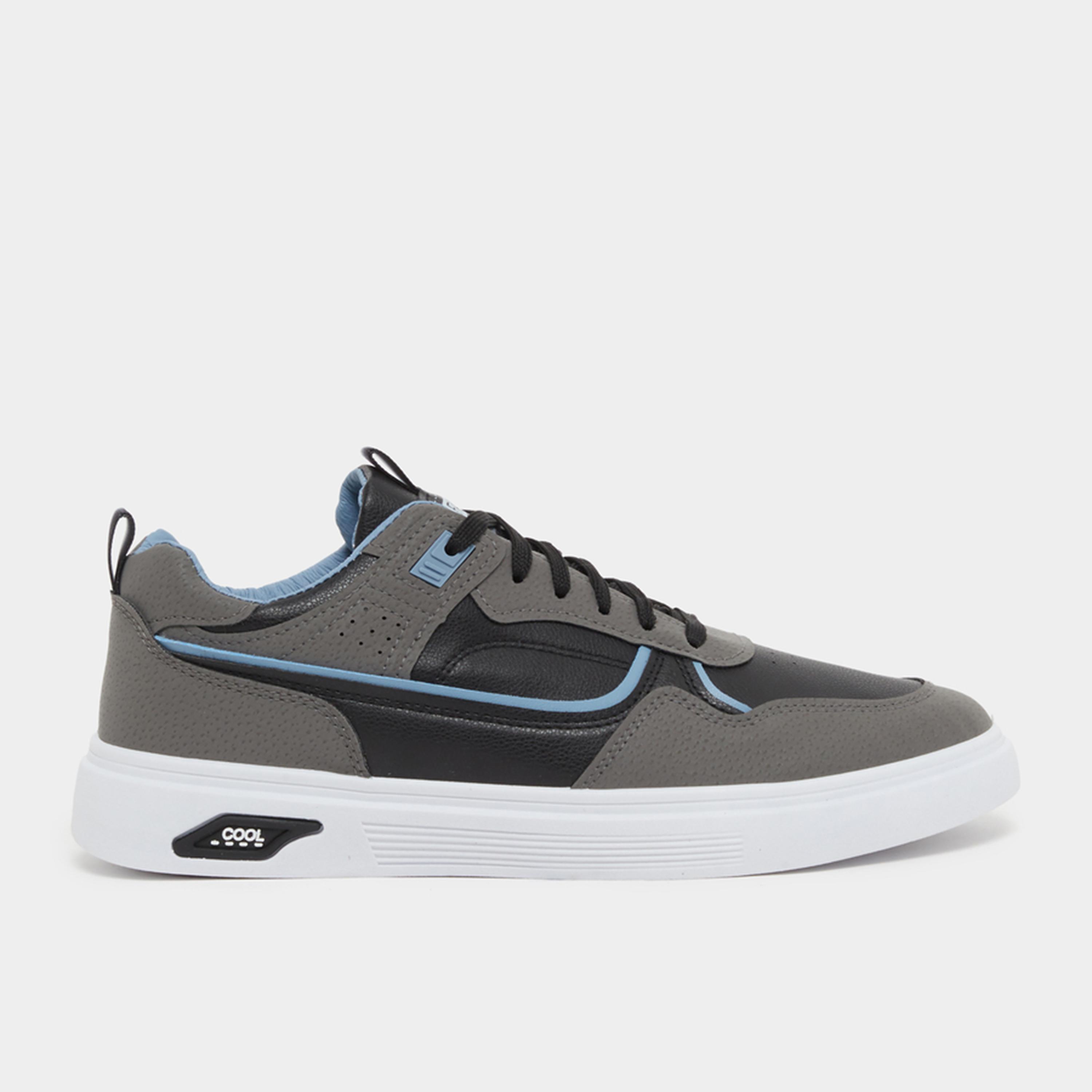 Styli Color Block Platform Sole Lace Up Sneakers-men-shoes-sneakers-image-1