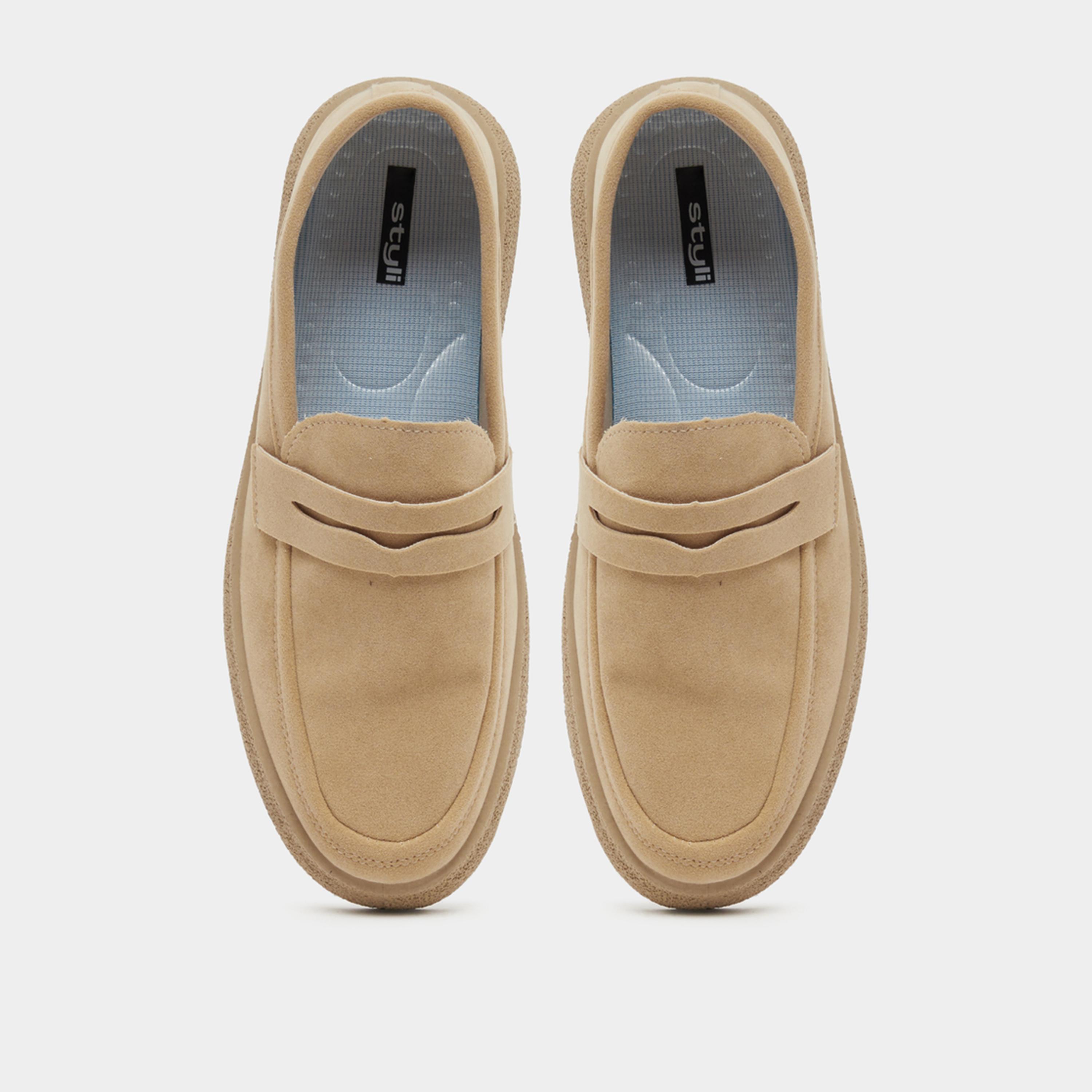 ستايلي - حذاء بدون رباط بنعل منصة من الجلد الصناعي-men-shoes-loafersandmoccasins-image-5