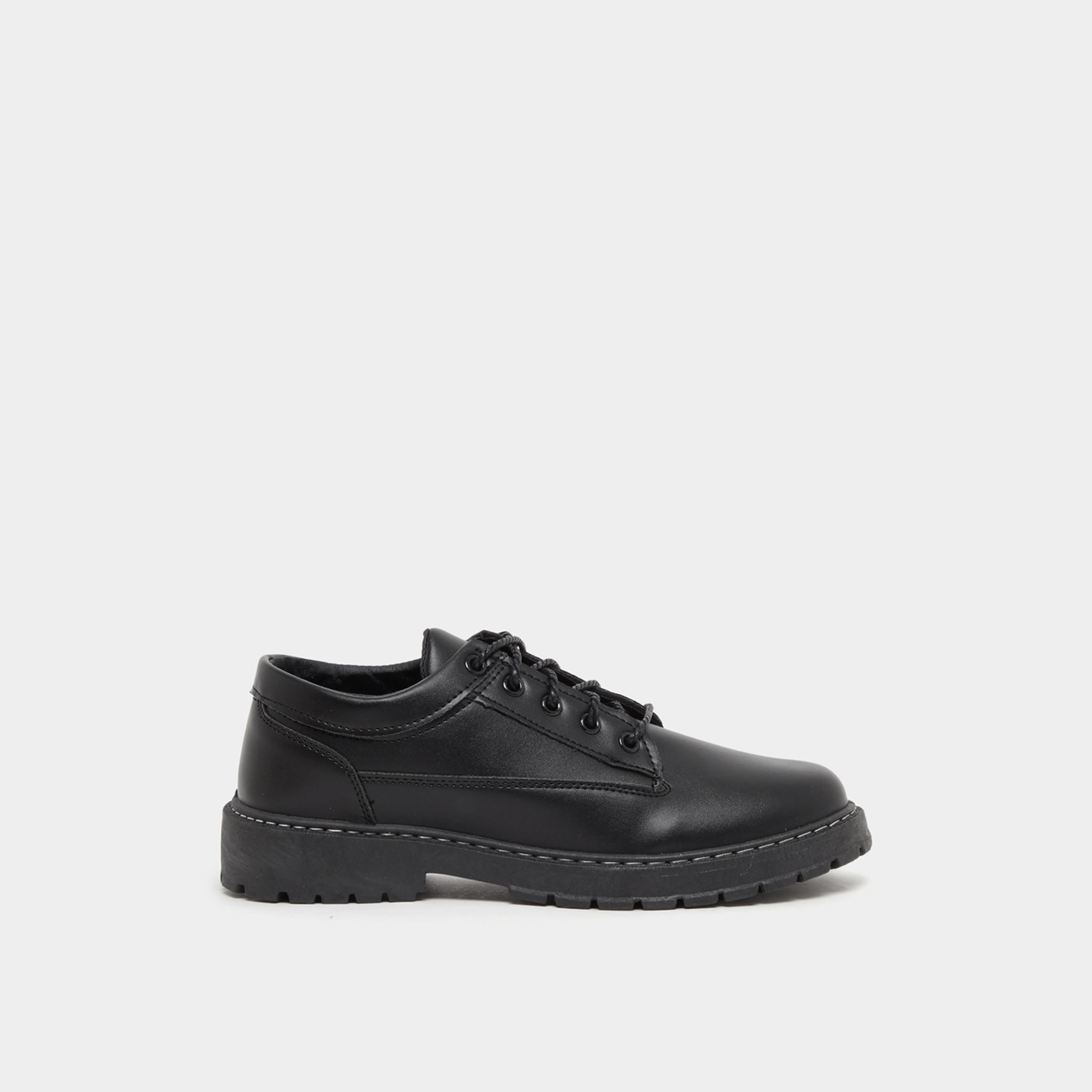 Styli Stitch Detail Chunky Sole Lace Up Shoes-men-shoes-formalshoes-image-1