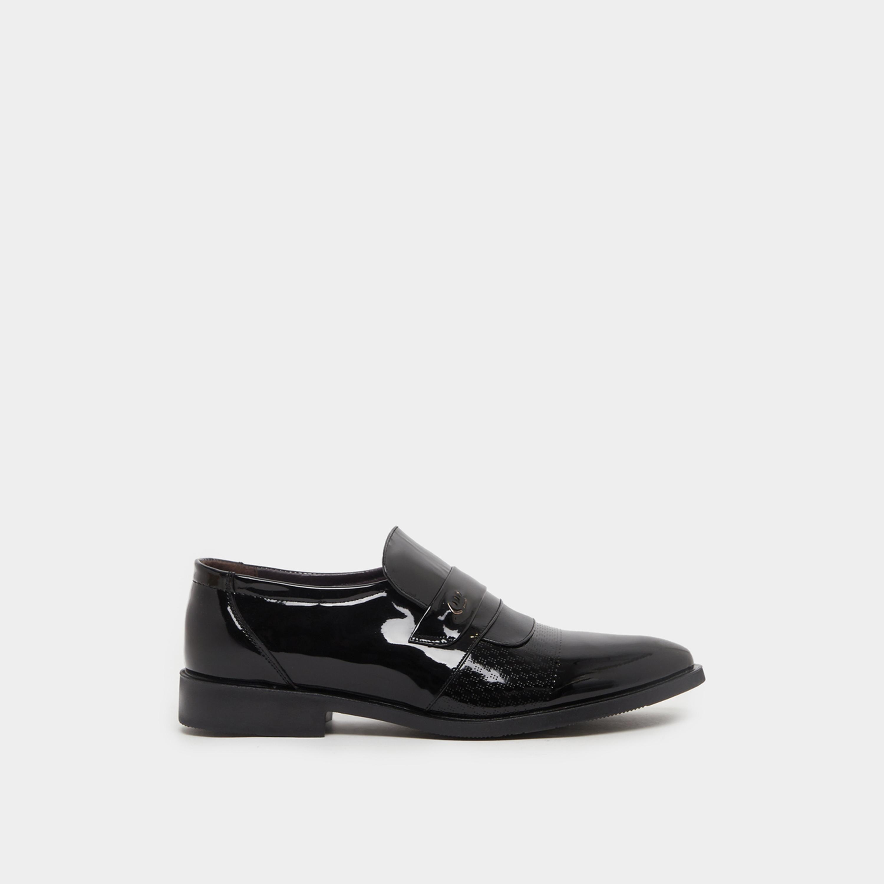 ستايلي - حذاء ديربي سهل الارتداء برأس مدبب-men-shoes-formalshoes-image-1