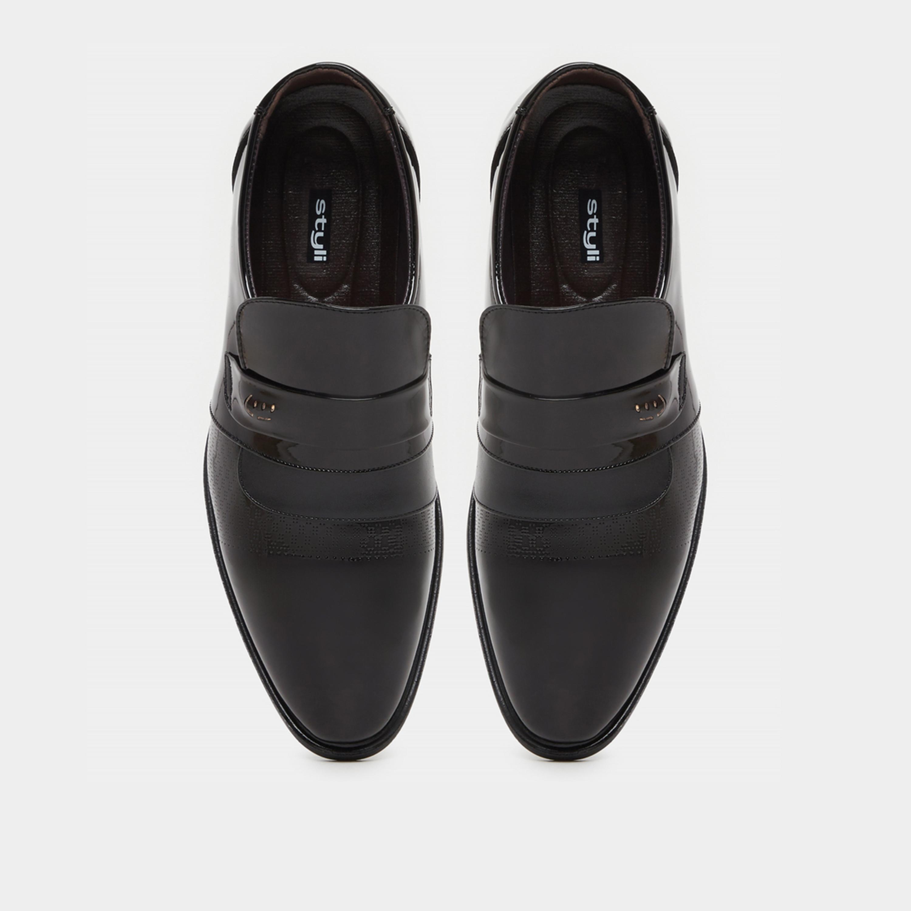 Styli Pointed Toe Slip On Derby Shoes-men-shoes-formalshoes-image-5