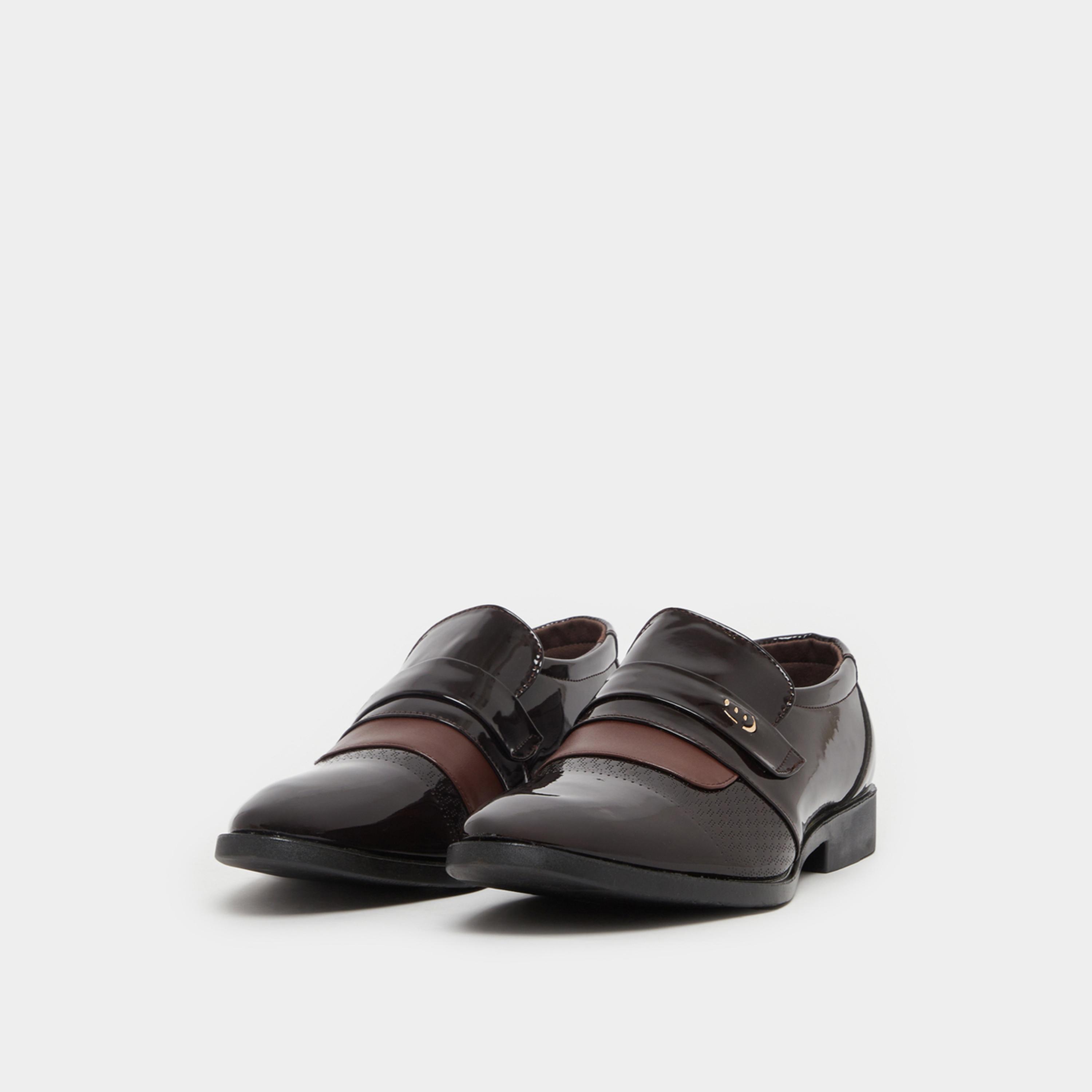 Styli Pointed Toe Slip On Derby Shoes-men-shoes-formalshoes-image-2