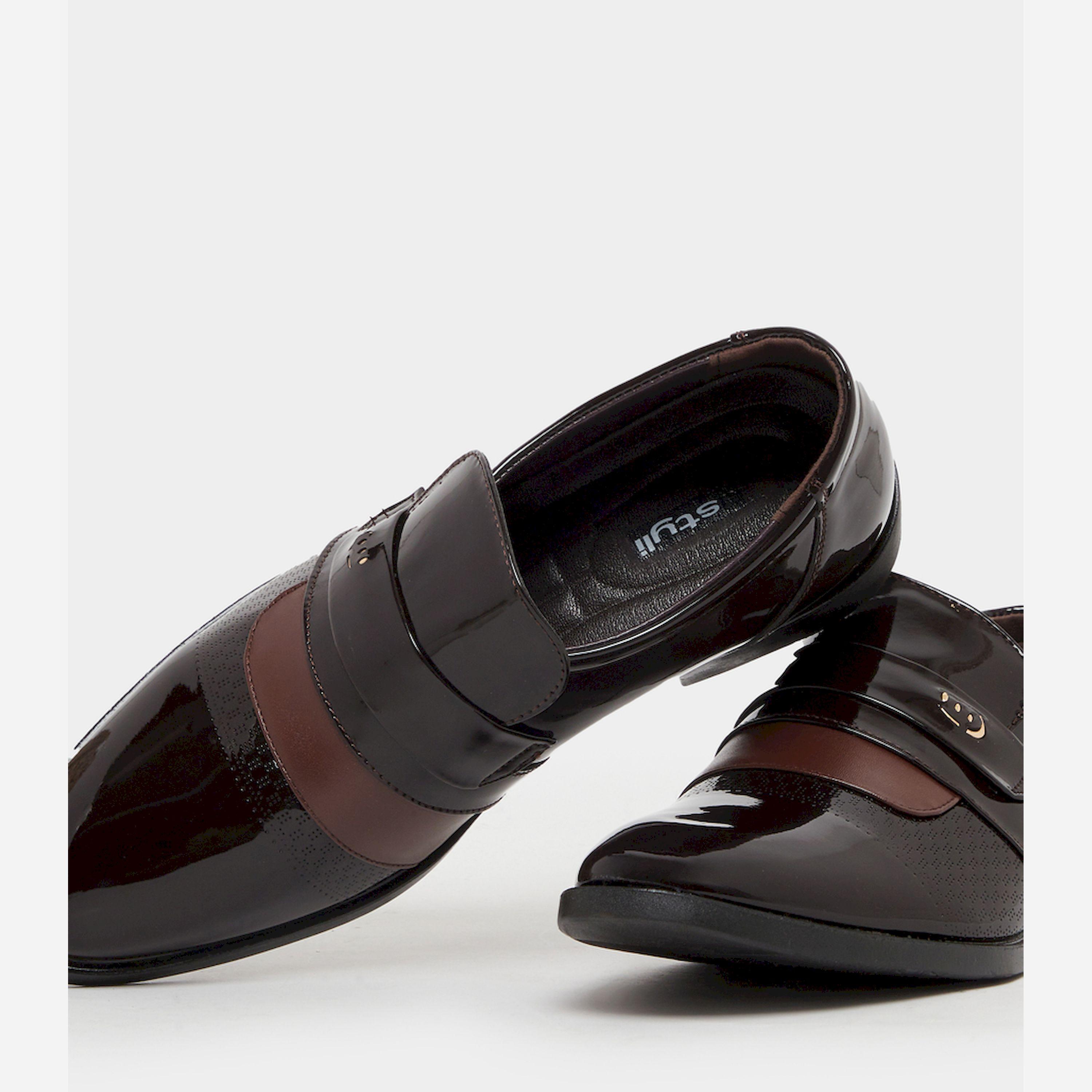 Styli Pointed Toe Slip On Derby Shoes-men-shoes-formalshoes-image-3