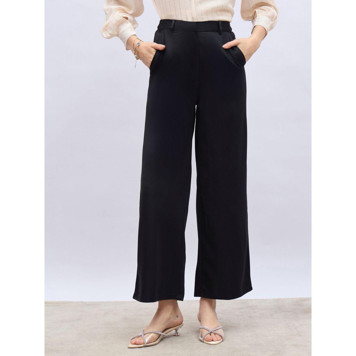 Styli High Rise Twill Wide Leg Trousers-women-clothing-bottoms-trousers-image-2
