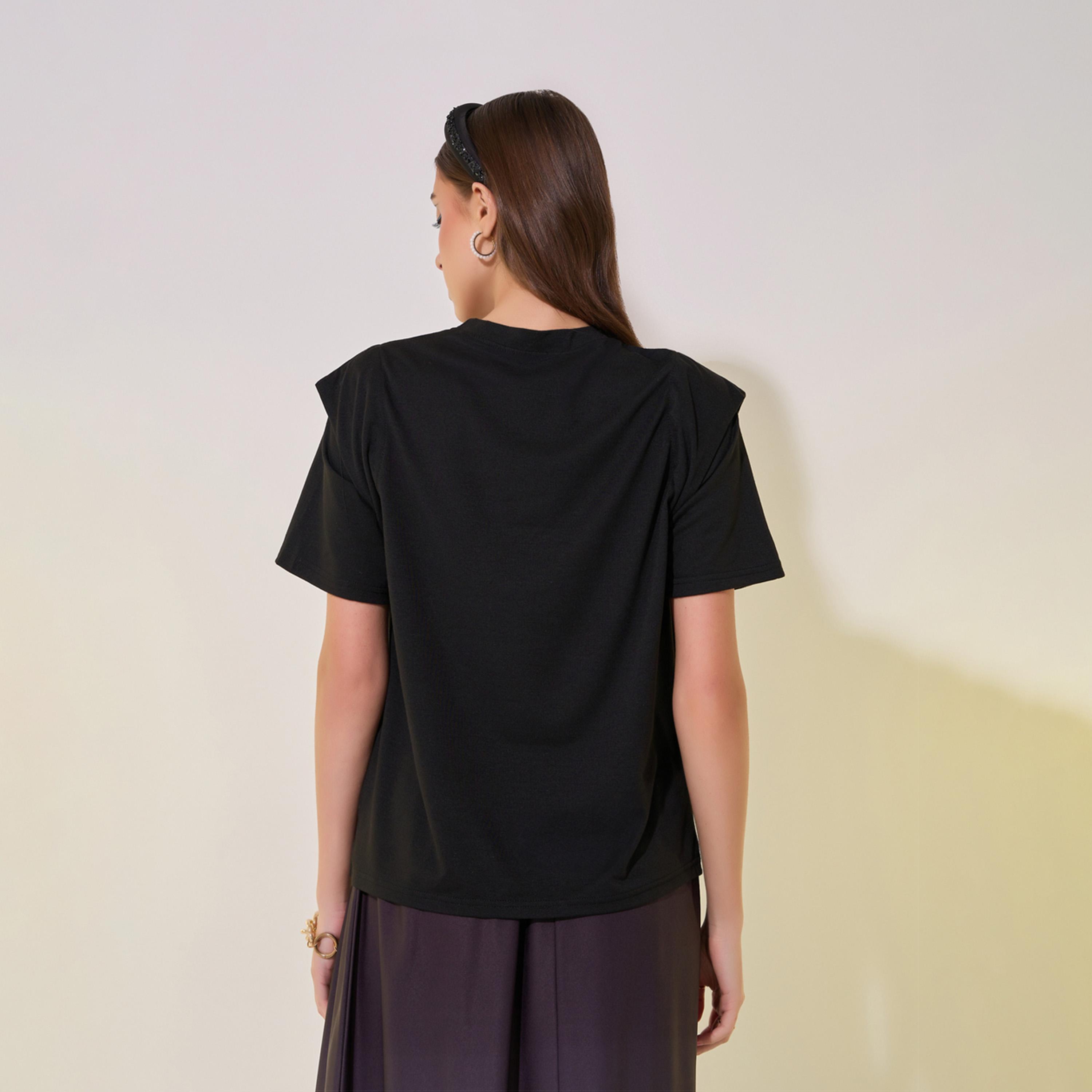 Take Two Faux Pearl Embellished Round-Neck T-Shirt-women-clothing-tshirts-image-6