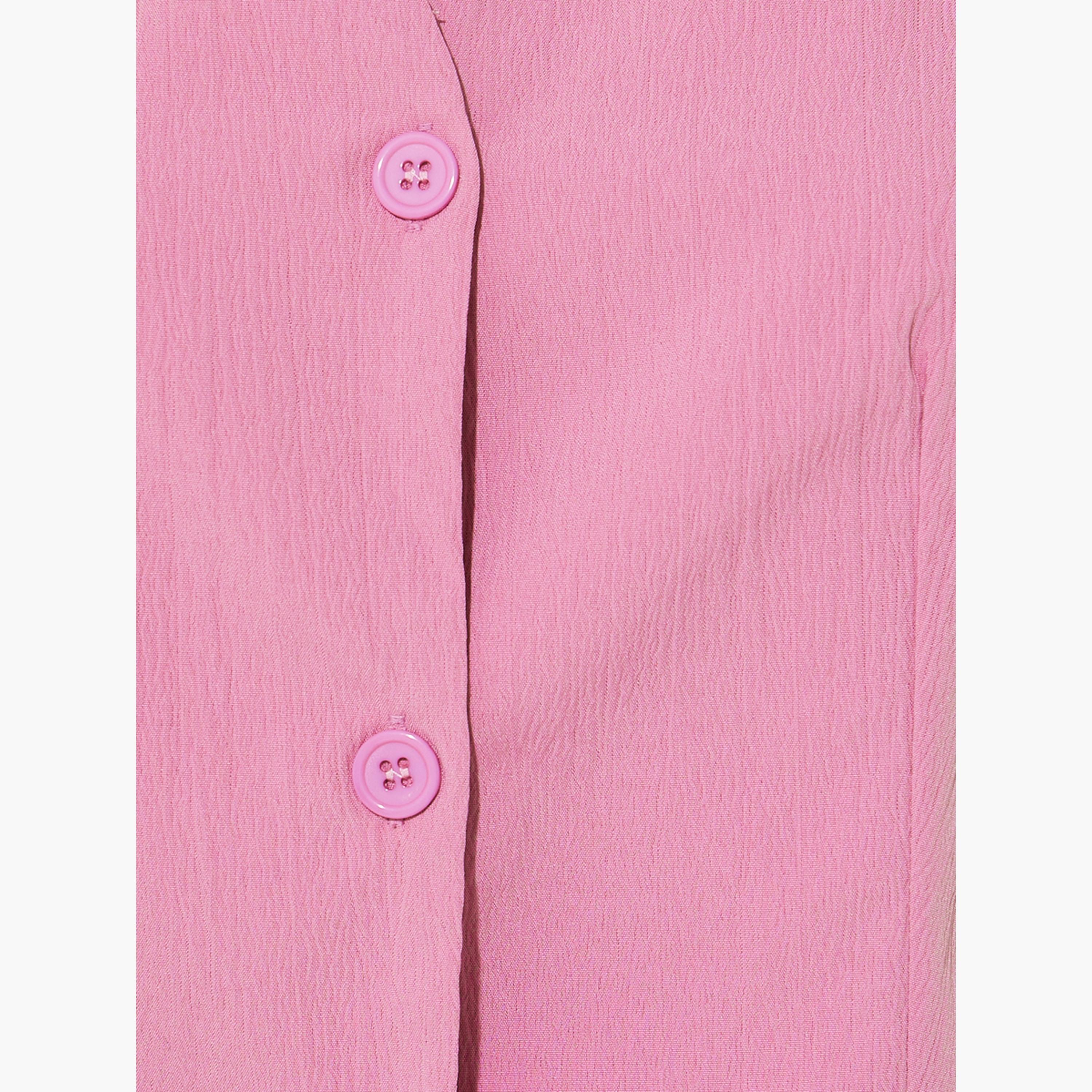 Take Two Solid Waistcoat with Buttons and Pants Co-Ords-women-clothing-coordsets-image-5