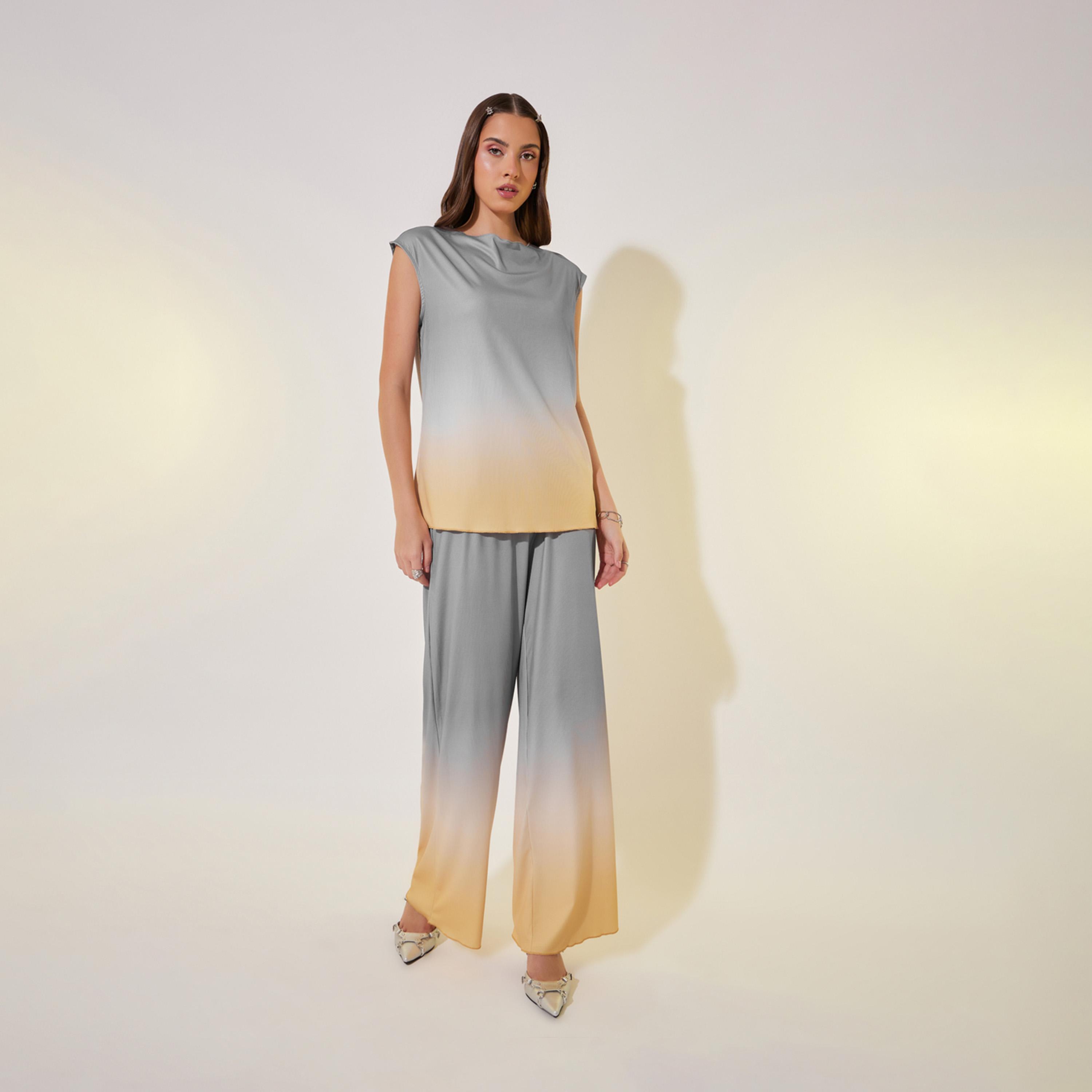 Take Two Ombre Print Sleeveless Top and Pants Co-Ords-women-clothing-coordsets-image-2