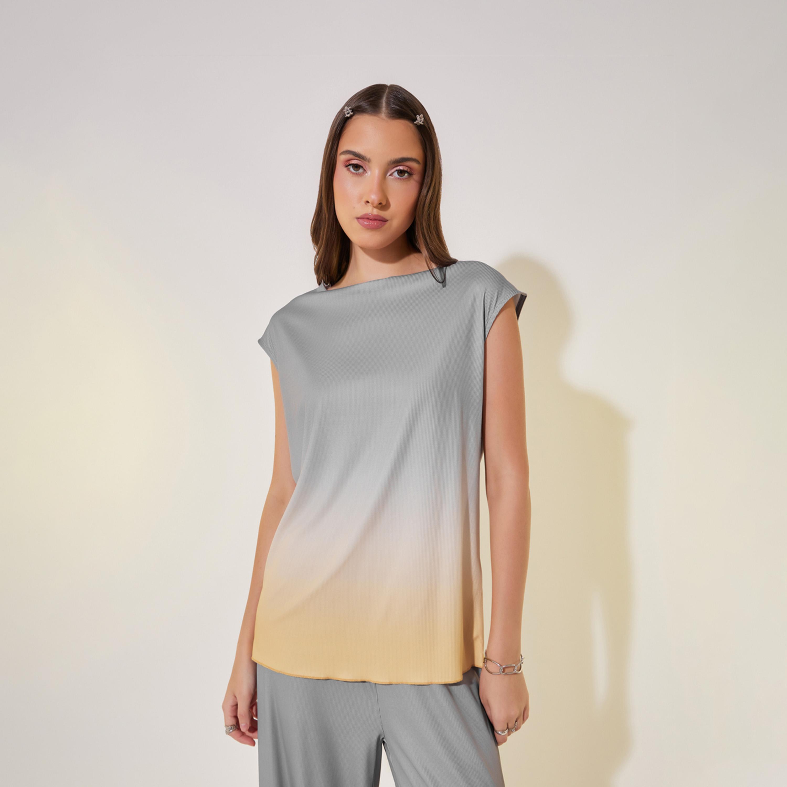 Take Two Ombre Print Sleeveless Top and Pants Co-Ords-women-clothing-coordsets-image-3