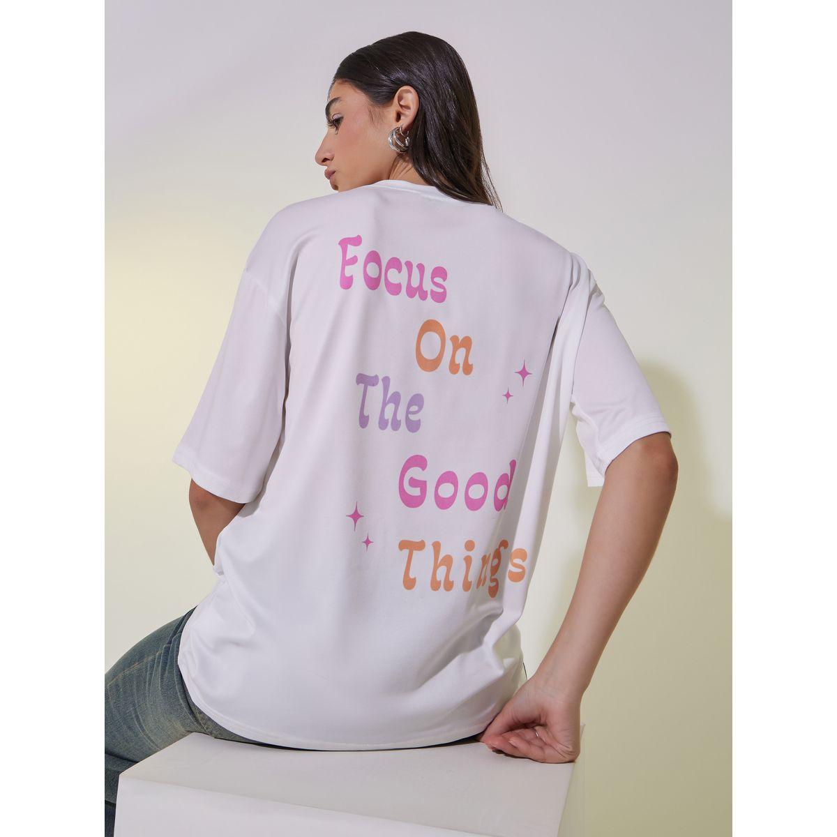 Slogan Print Round Neck Oversized T-Shirt-women-clothing-tshirts-image-1