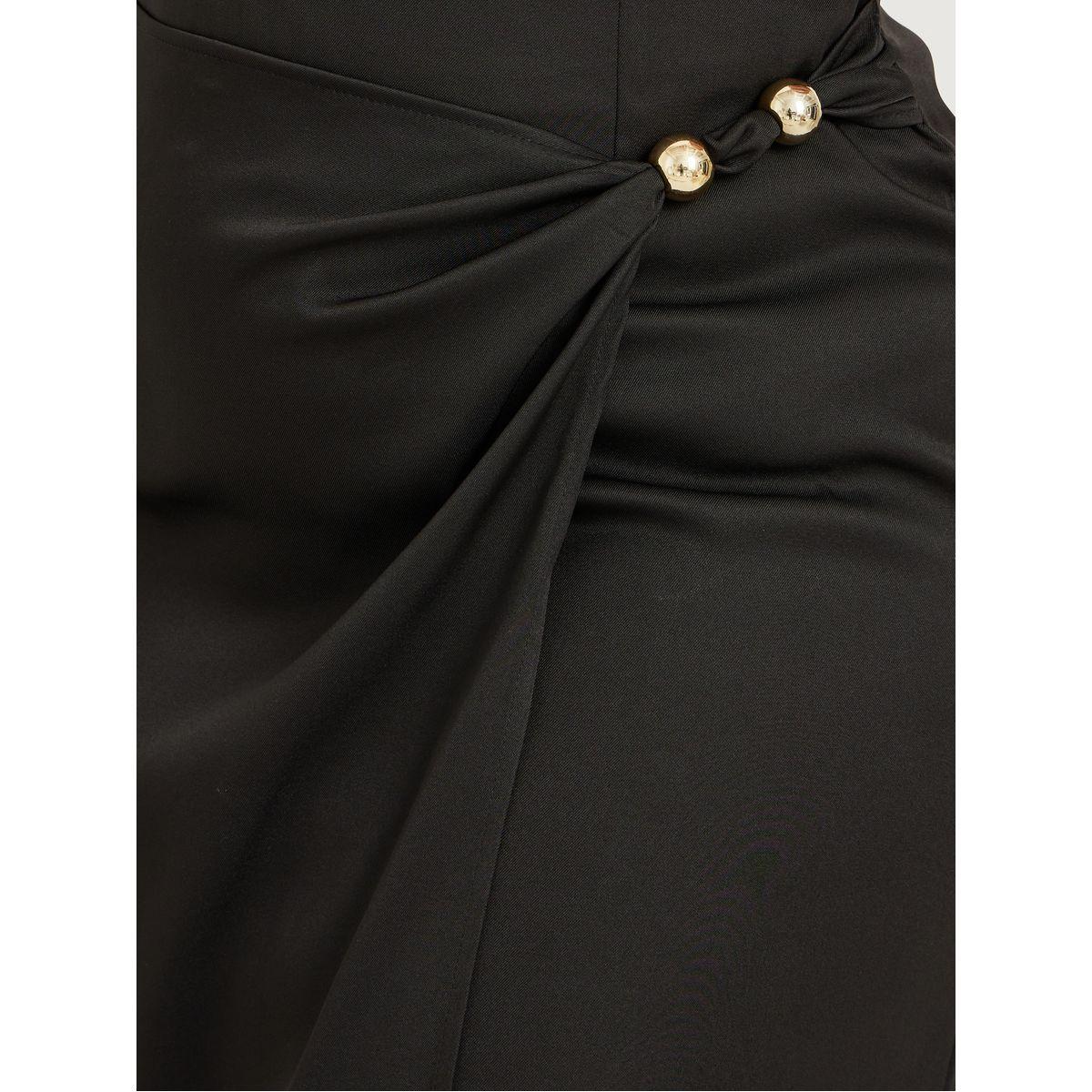 تنورة سادة بمقاس كبير مزينة بالخرز-women-clothing-bottoms-skirts-image-3