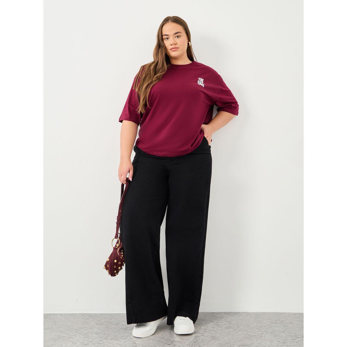Styli Plus Wide Leg Jeans with Pockets-women-clothing-bottoms-jeans-image-1