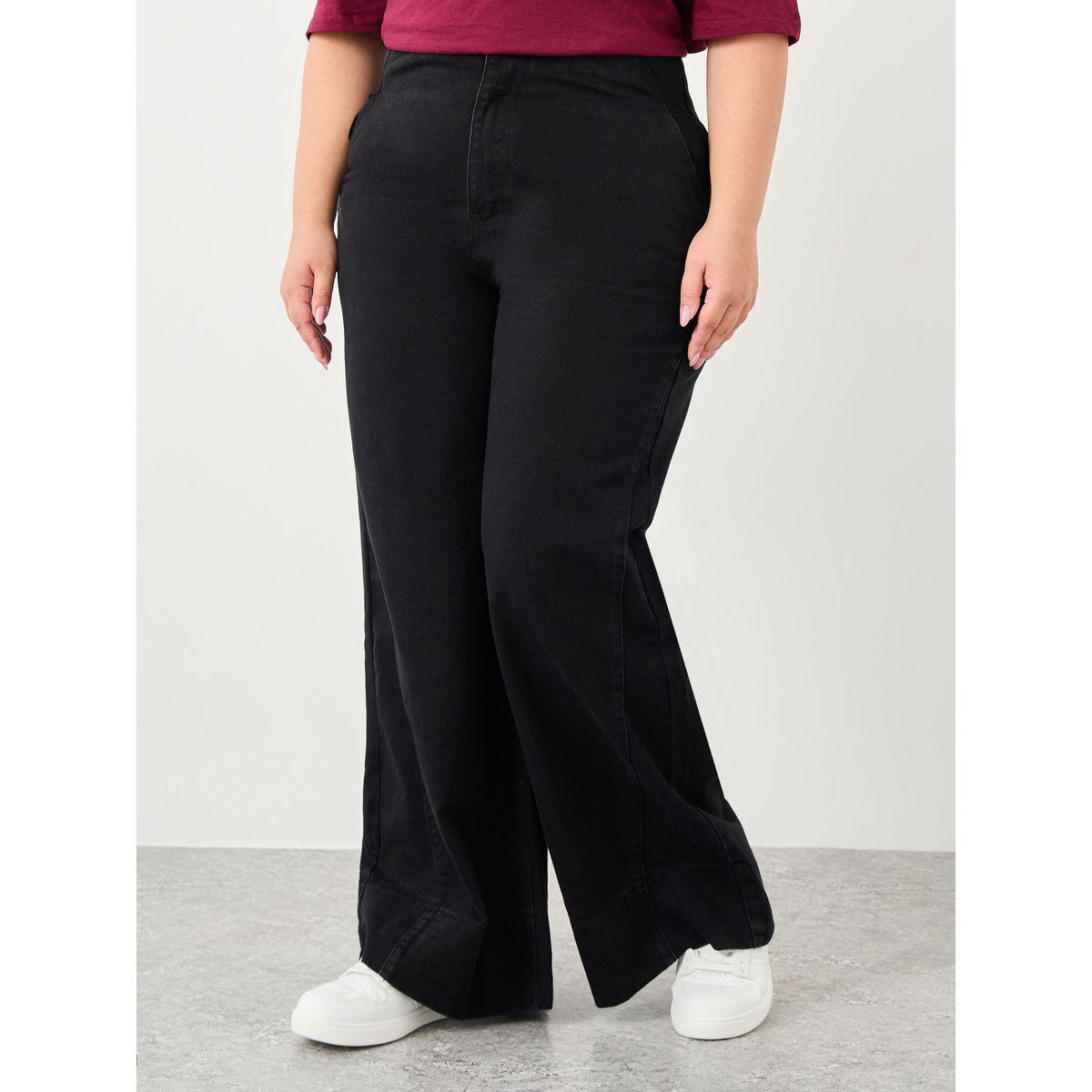 Styli Plus Wide Leg Jeans with Pockets-women-clothing-bottoms-jeans-image-2