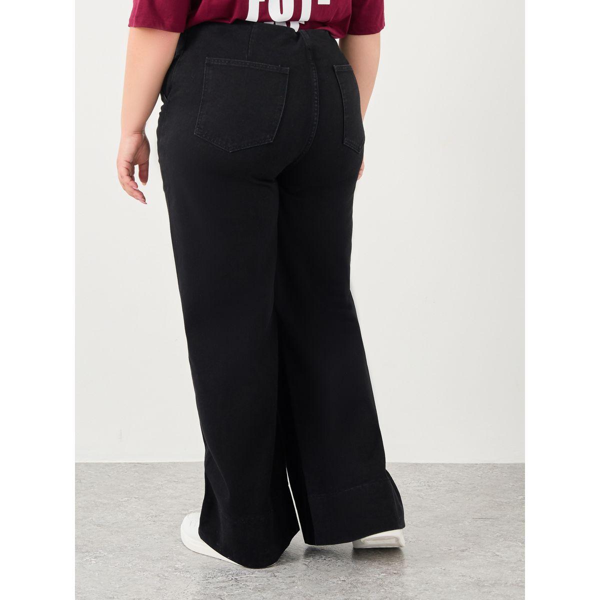 Styli Plus Wide Leg Jeans with Pockets-women-clothing-bottoms-jeans-image-4