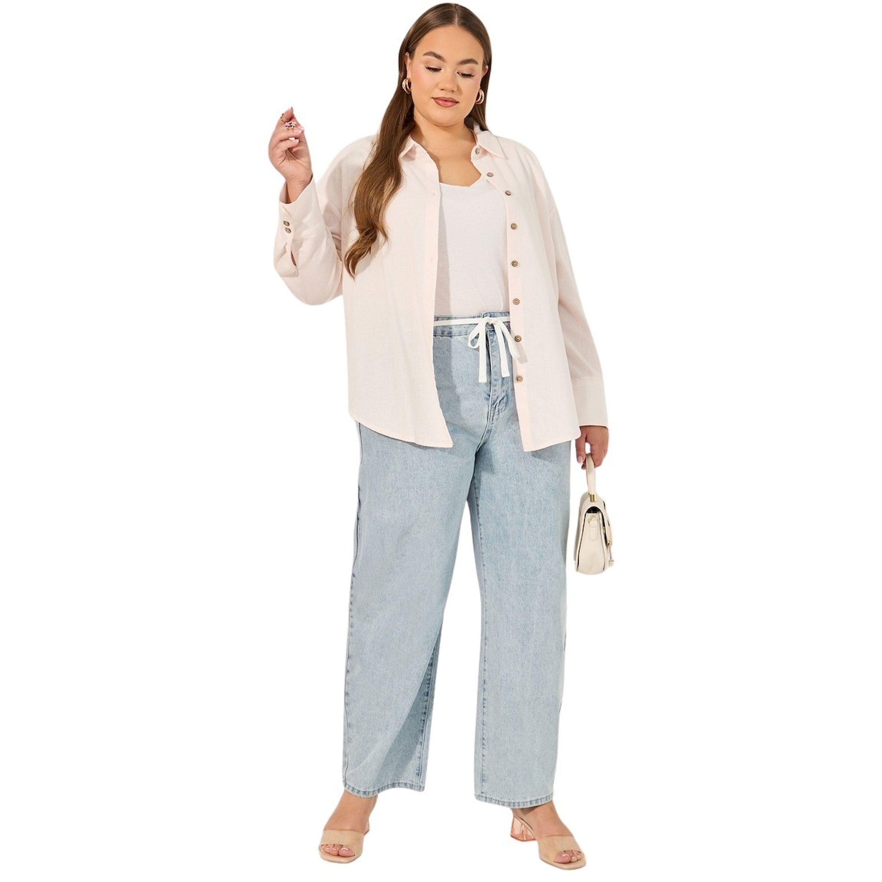 Styli High Rise Wide Leg Jeans with Drawstring-women-clothing-bottoms-jeans-image-1