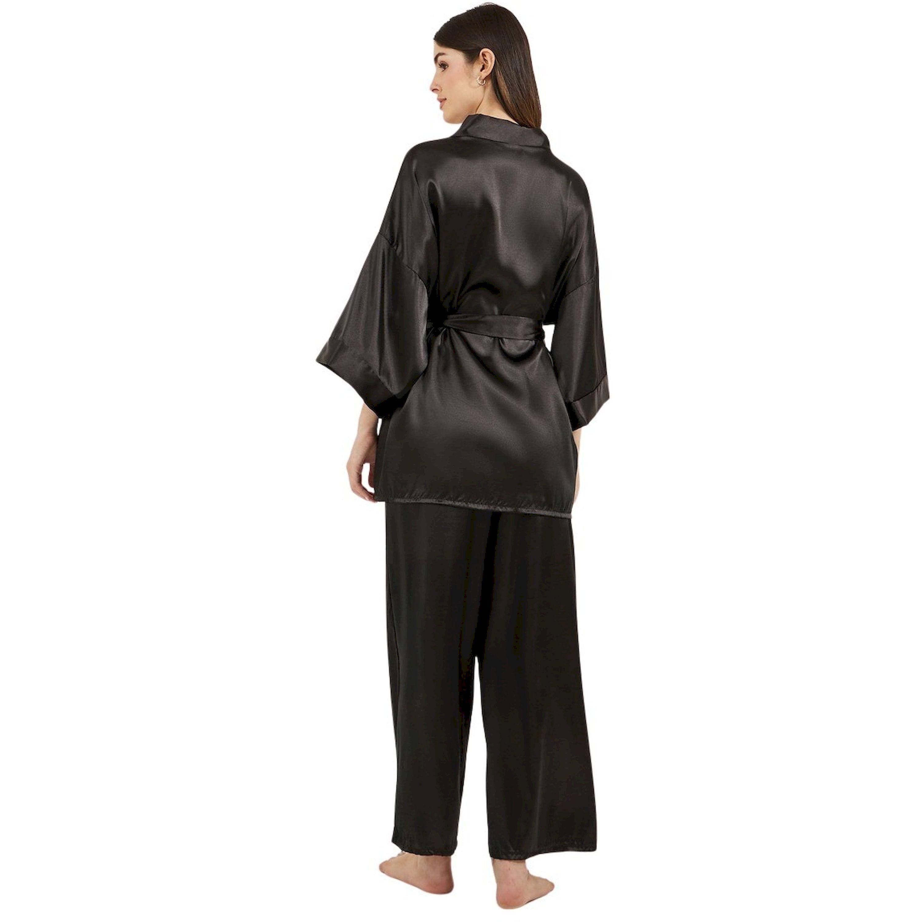 Styli Satin Tie Waist Kimono and Pyjama Set-women-clothing-nightwear-pyjamas-longsets-image-4