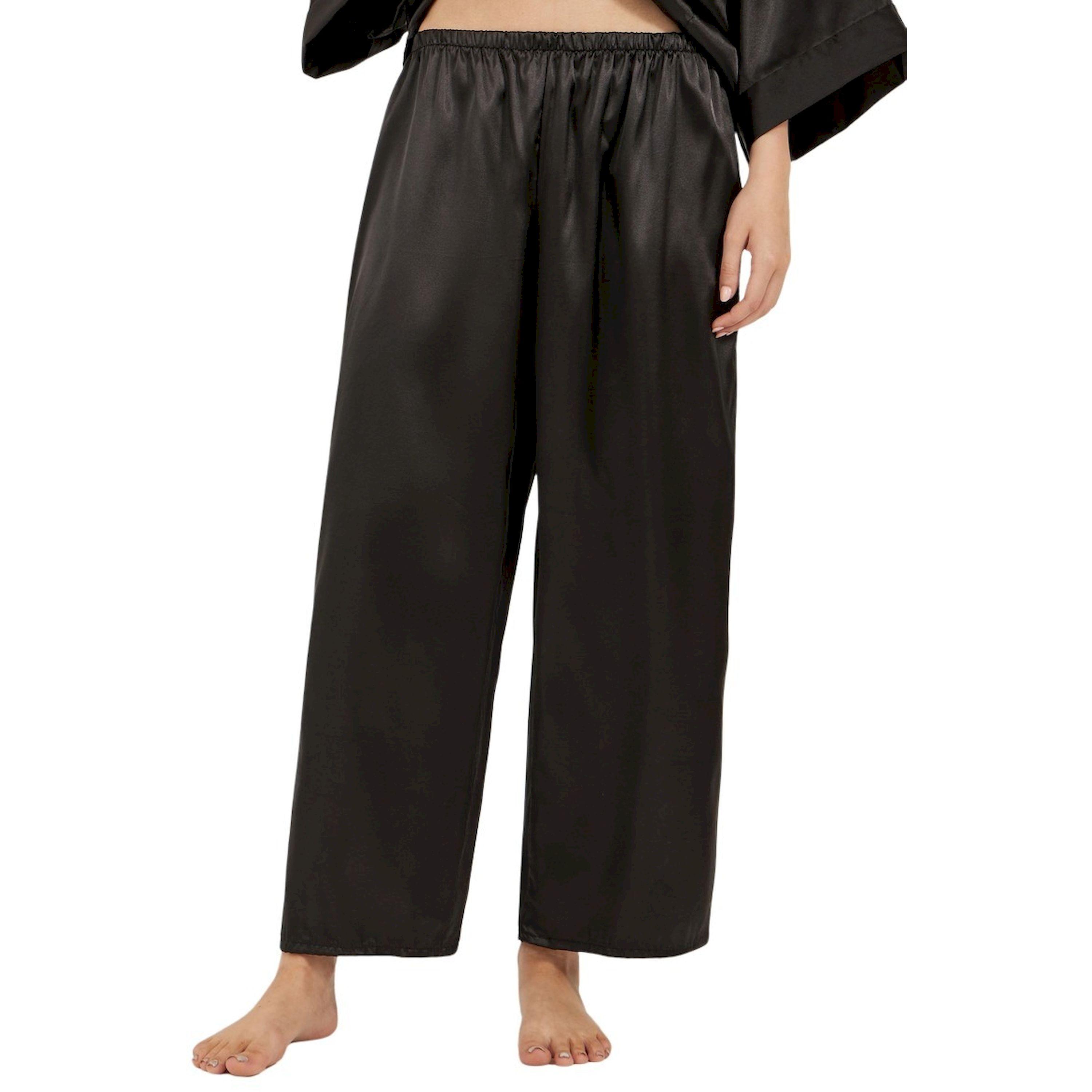 ستايلي -  طقم كيمونو وبيجاما برباط خصر من الساتان-women-clothing-nightwear-pyjamas-longsets-image-5