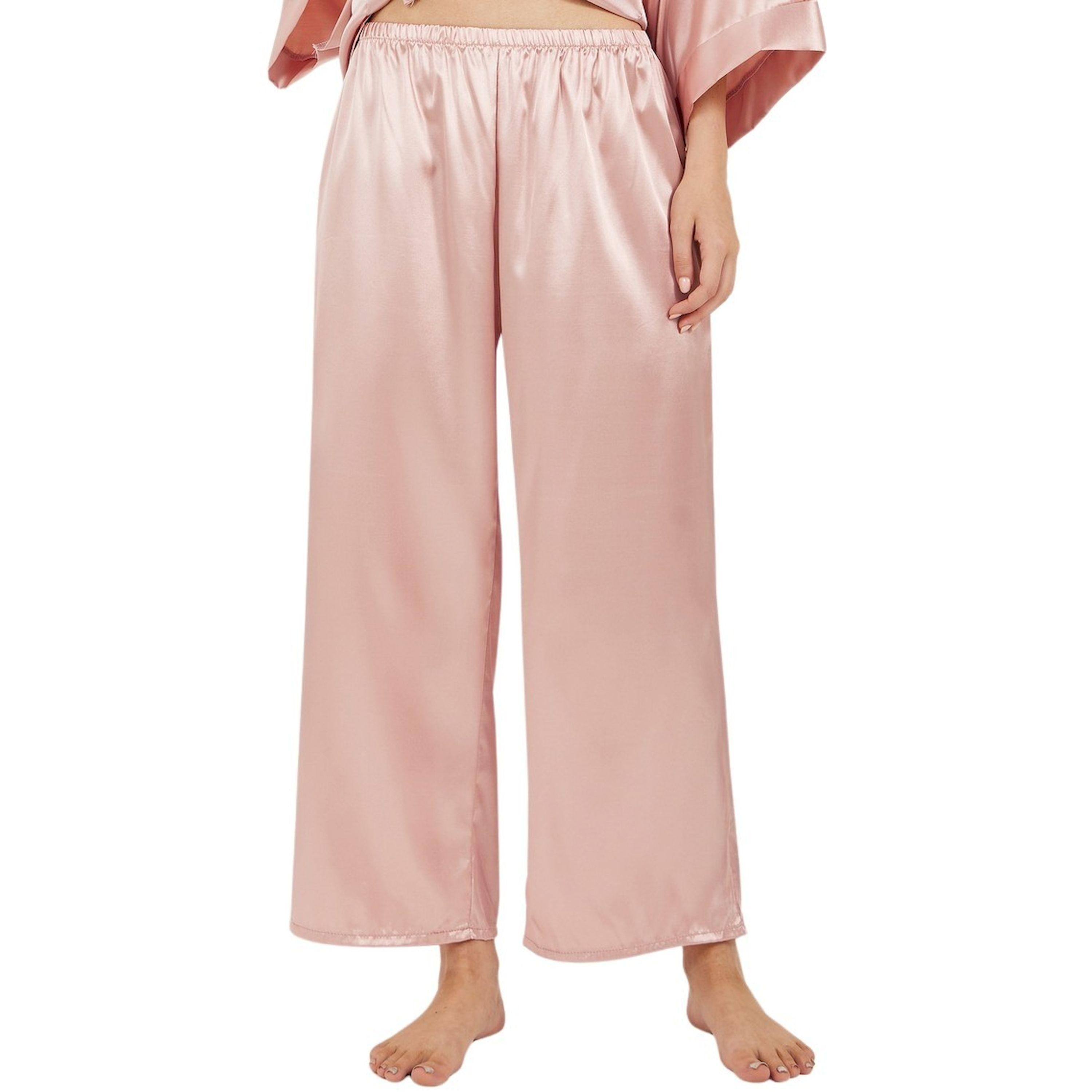 Styli Satin Tie Waist Kimono and Pyjama Set-women-clothing-nightwear-pyjamas-longsets-image-5