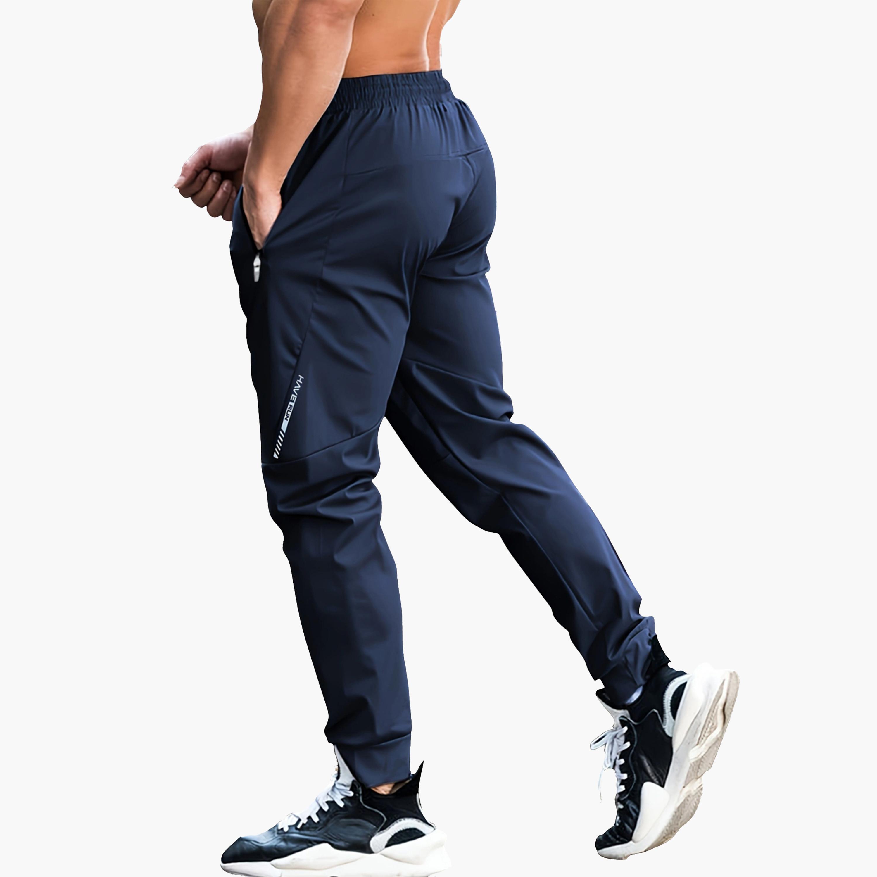 Take Two Solid Drawstring Waist Track Pants with Zipper Pocket-men-clothing-sportswearandactivewear-bottoms-joggers-image-3
