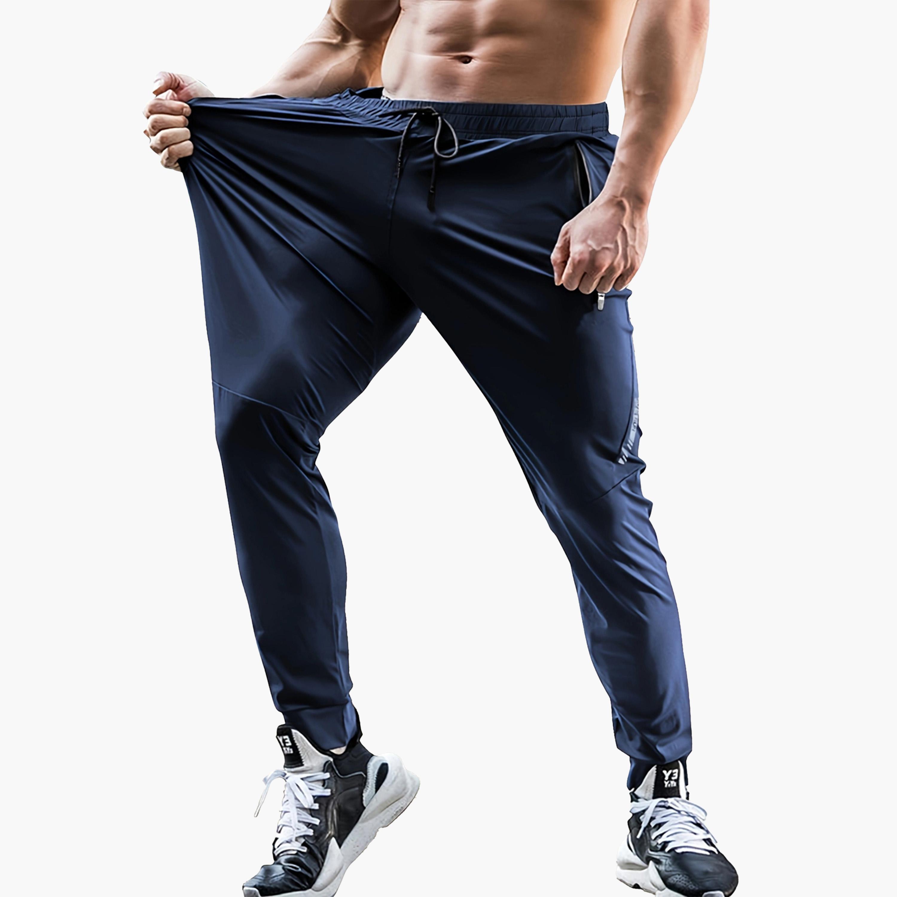 Take Two Solid Drawstring Waist Track Pants with Zipper Pocket-men-clothing-sportswearandactivewear-bottoms-joggers-image-5
