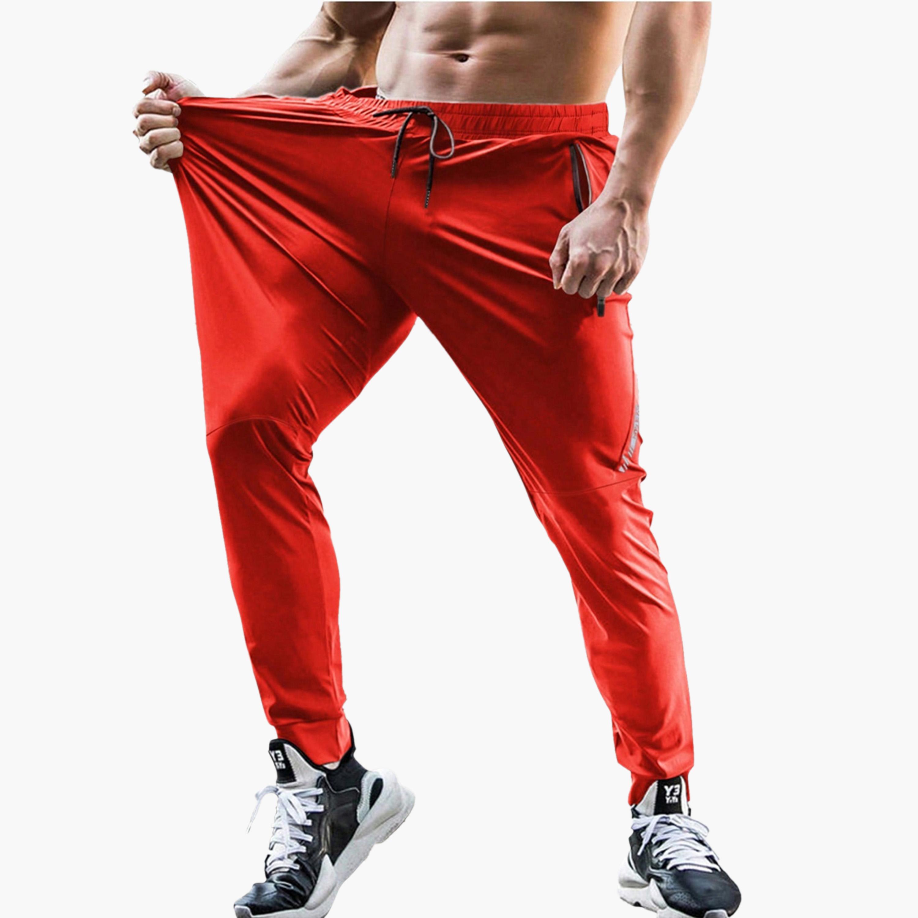 Take Two Solid Zipped Pockets Track Pants with Drawstring-men-clothing-sportswearandactivewear-bottoms-joggers-image-2